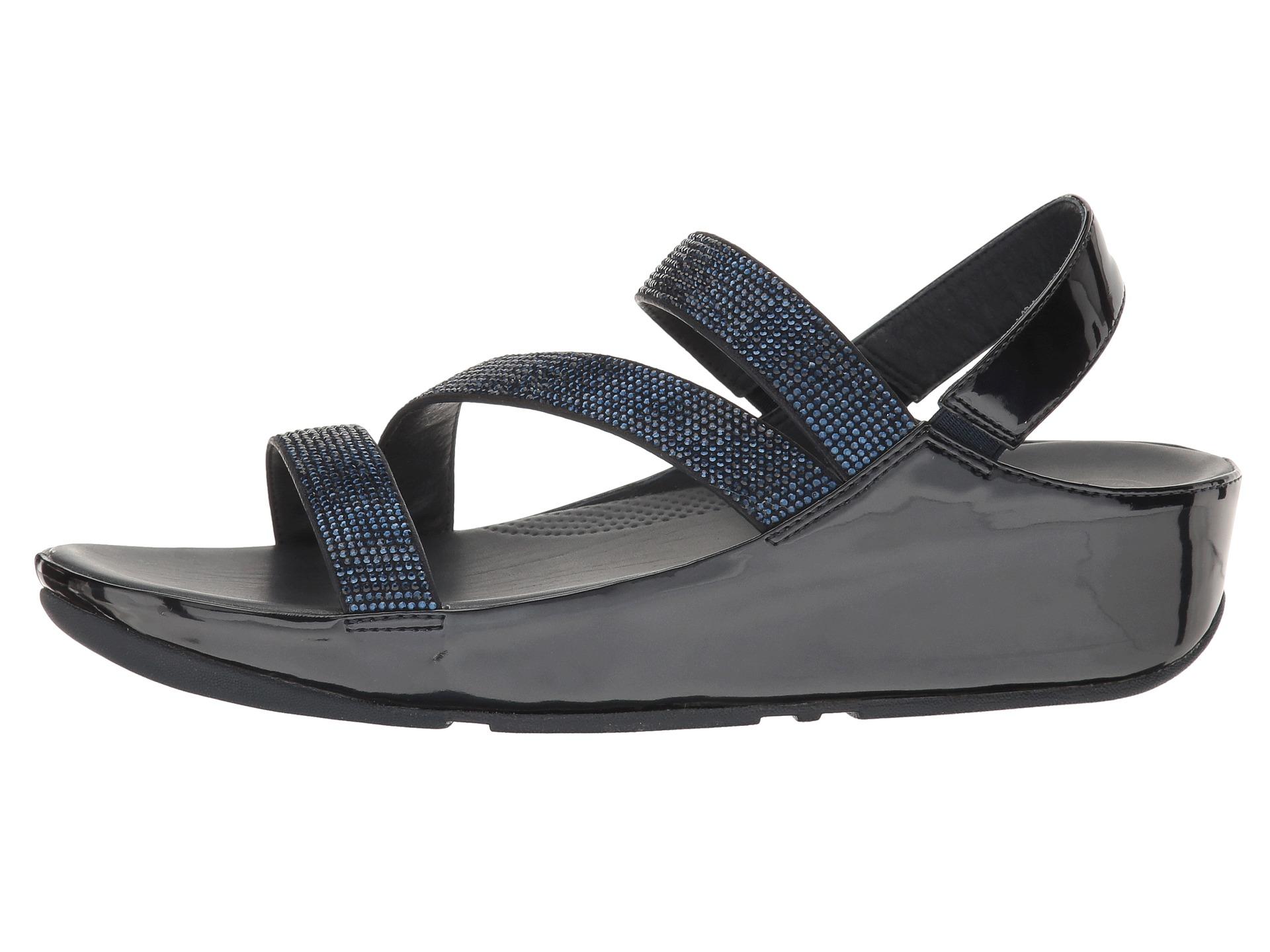 Fitflop Crystall Z-strap Sandal in Blue | Lyst