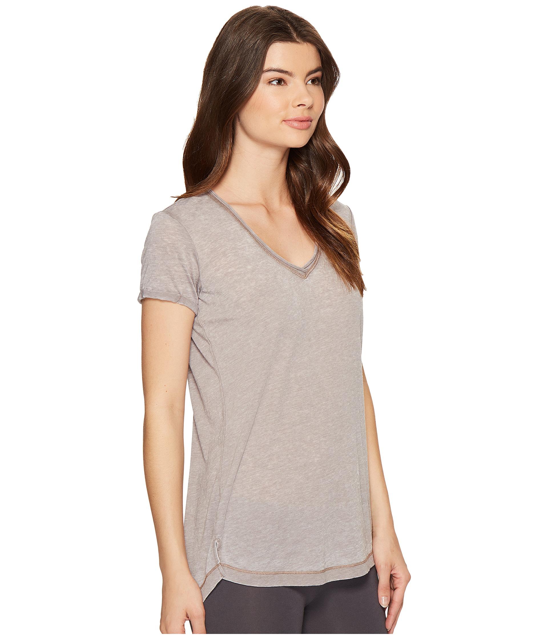 Lyst - Pj Salvage Burnout T-shirt in Gray