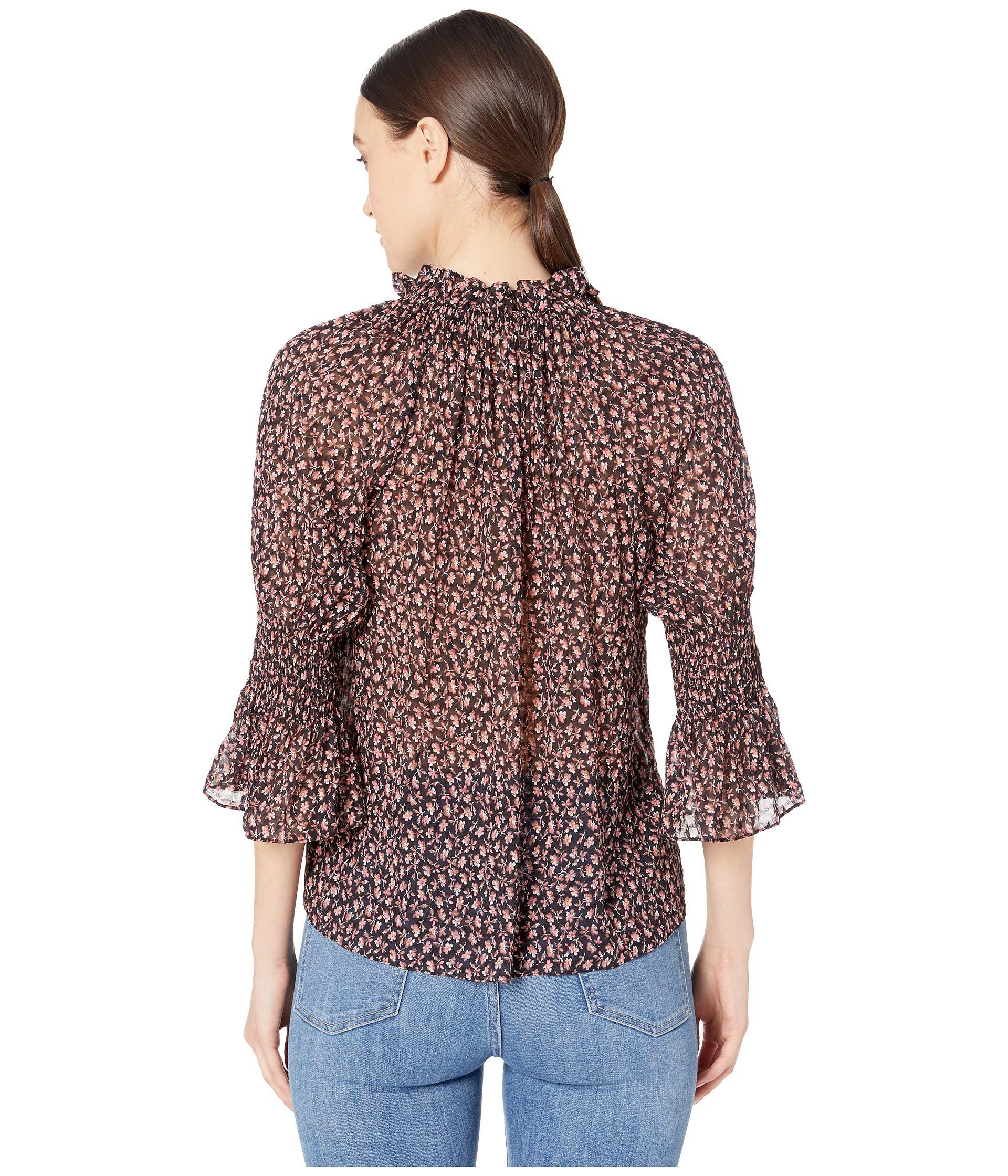 rebecca taylor francesca ruffle top
