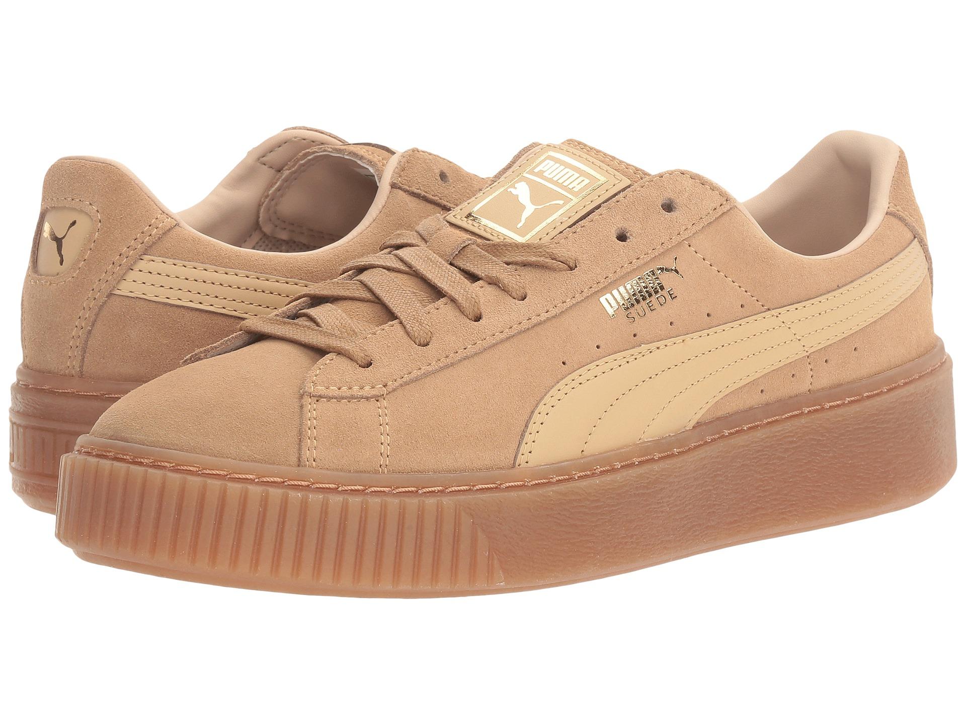 puma suede platform