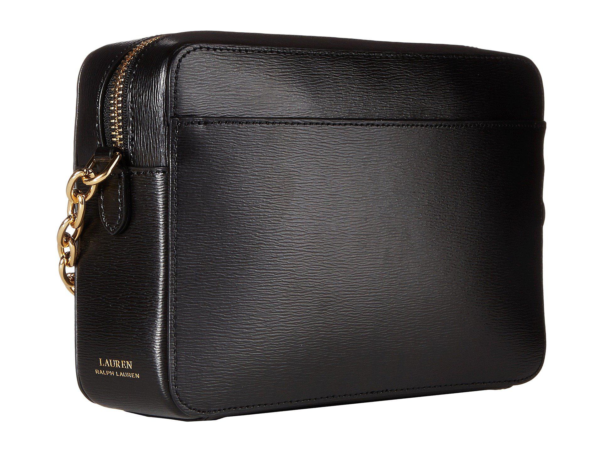 Lauren by Ralph Lauren Bennington Camera Bag Crossbody Medium (black) Cross  Body Handbags | Lyst