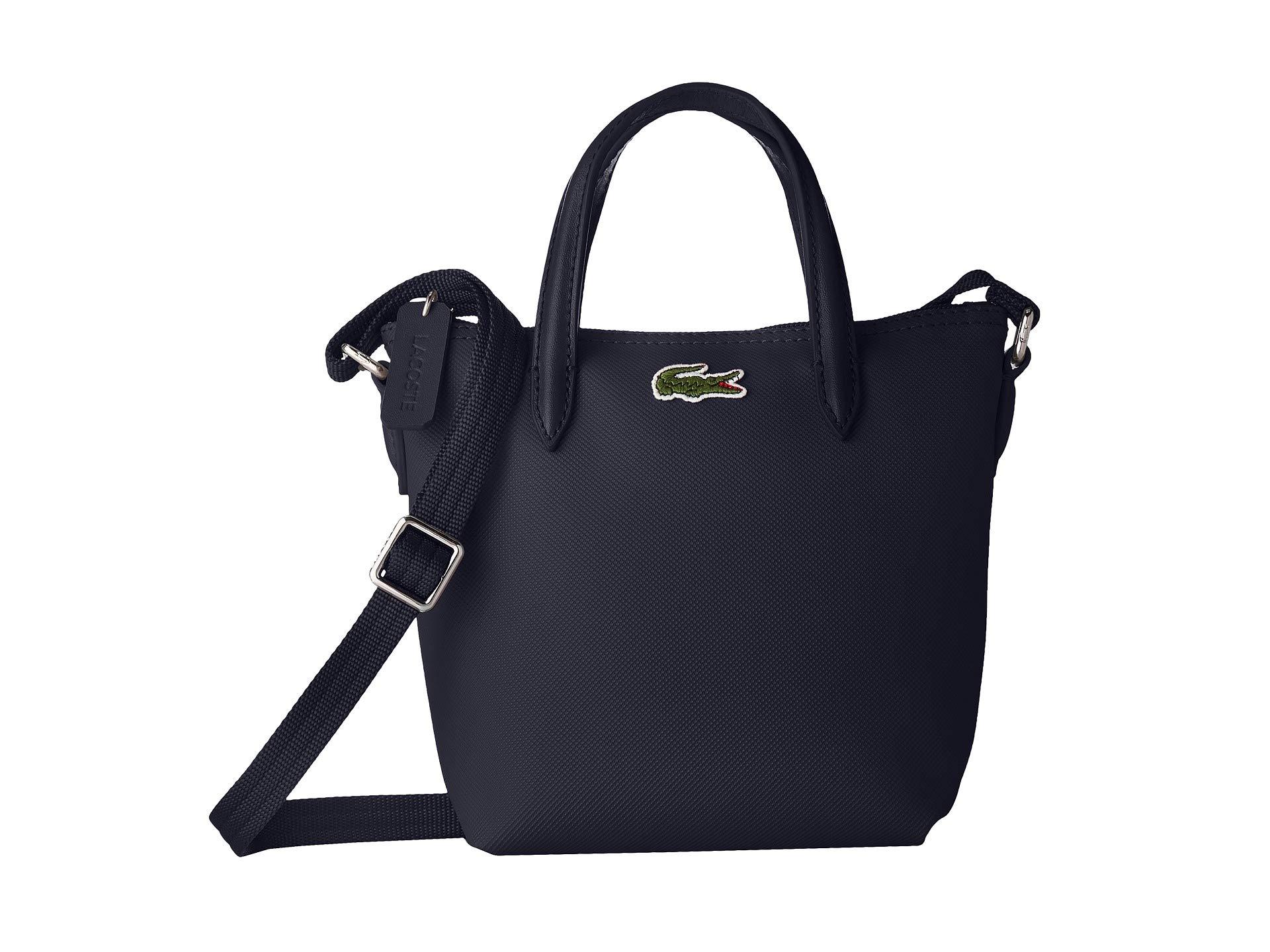 lacoste sling bag black
