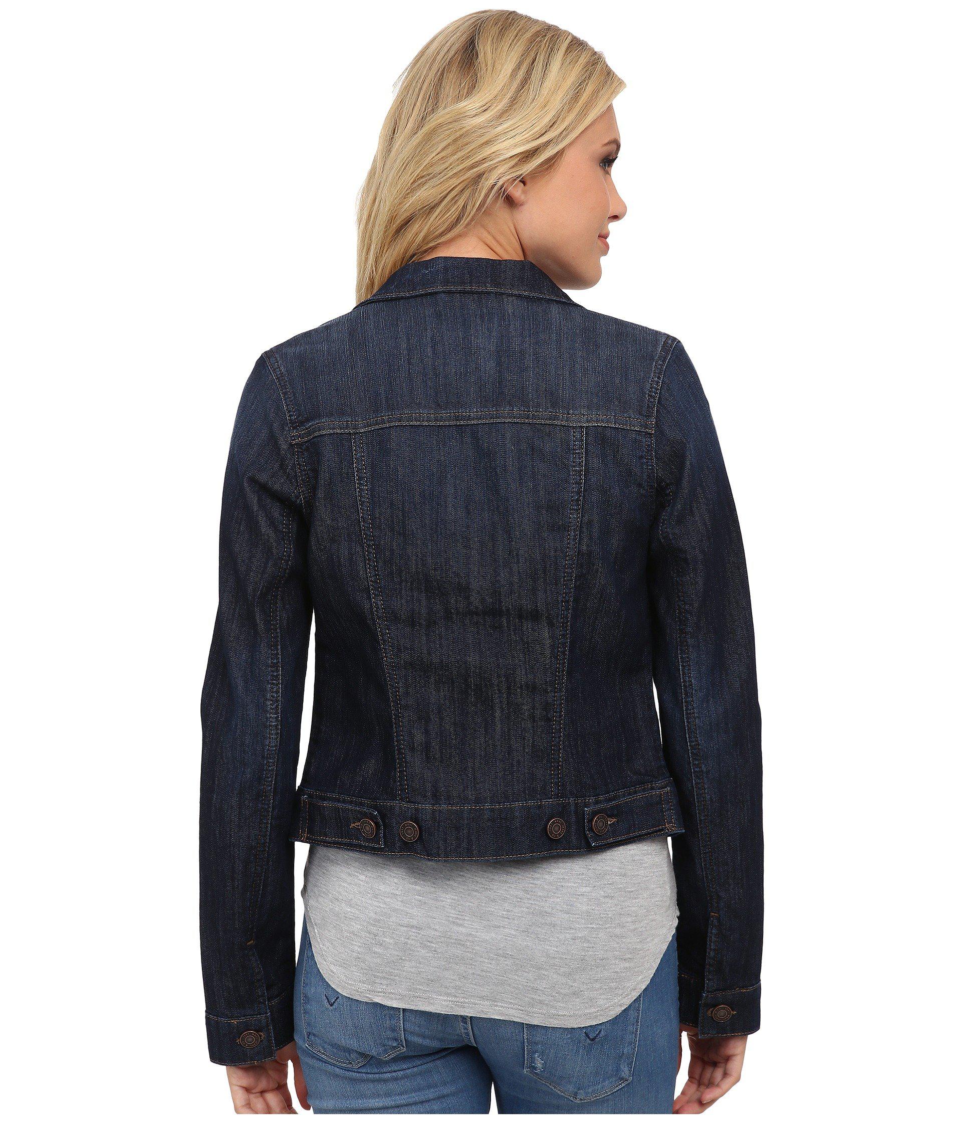 Mavi Samantha Denim Jacket In Dark Nolita in Blue - Lyst