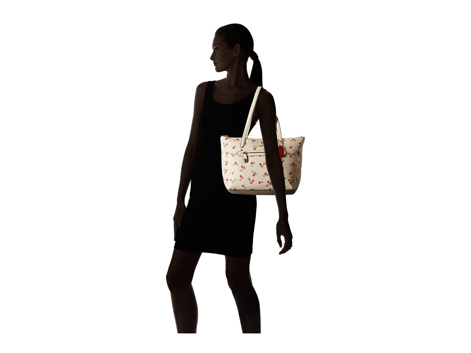 coach butterfly print taylor tote