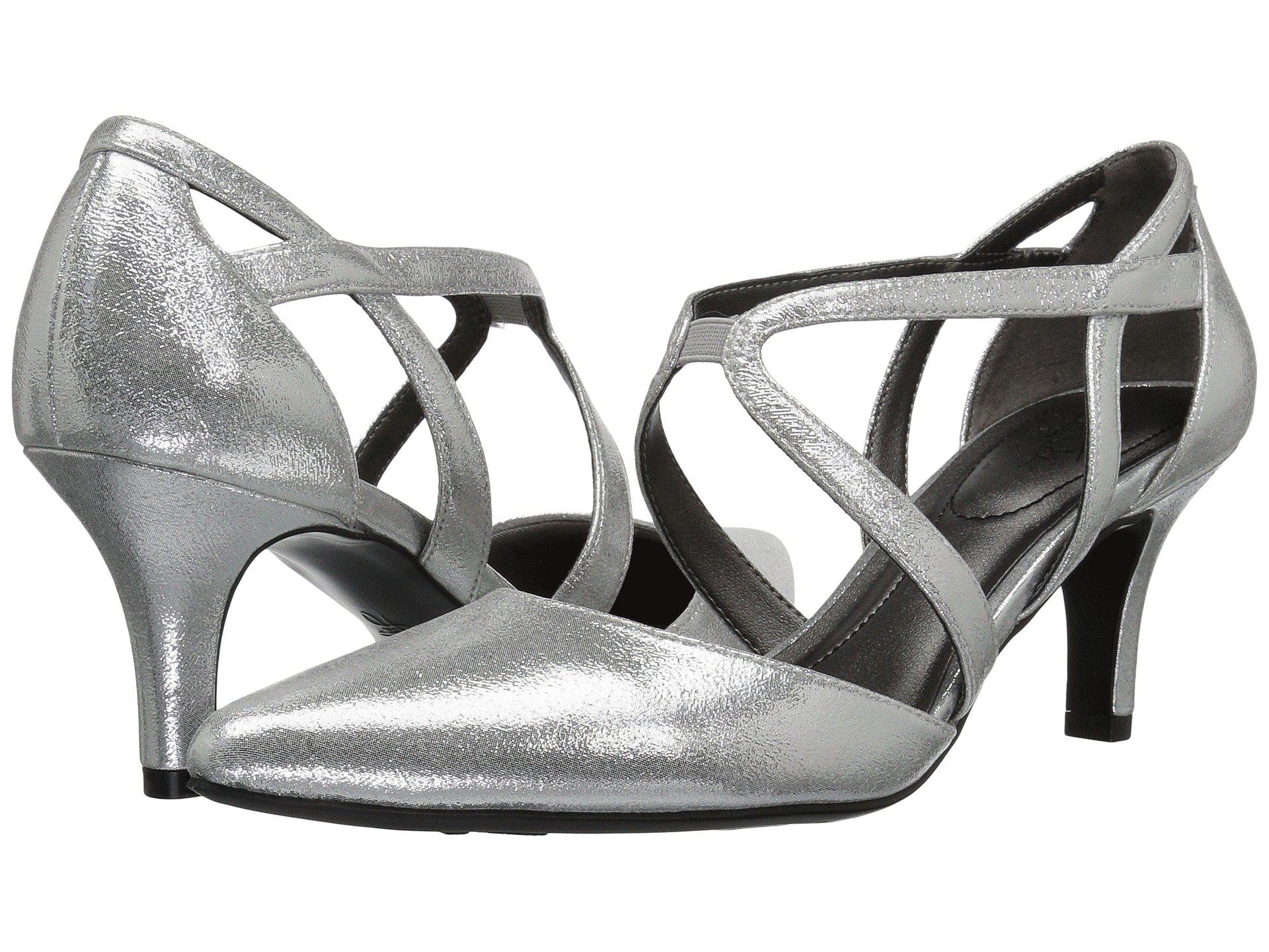 lifestride silver heels