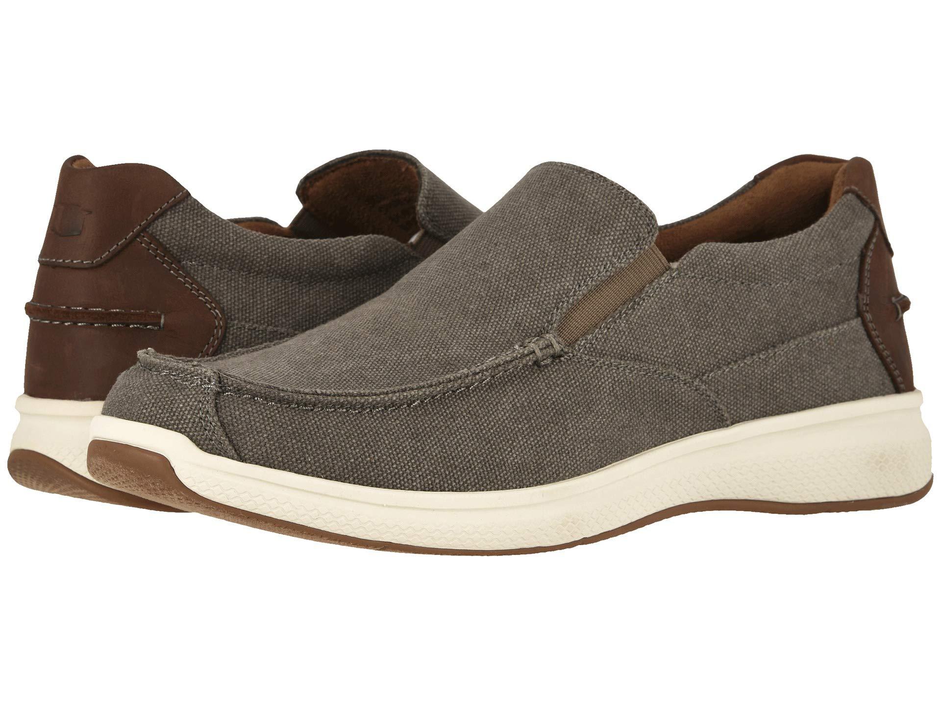 Florsheim Great Lakes Canvas Moc Toe Slip-on in Gray for Men - Lyst