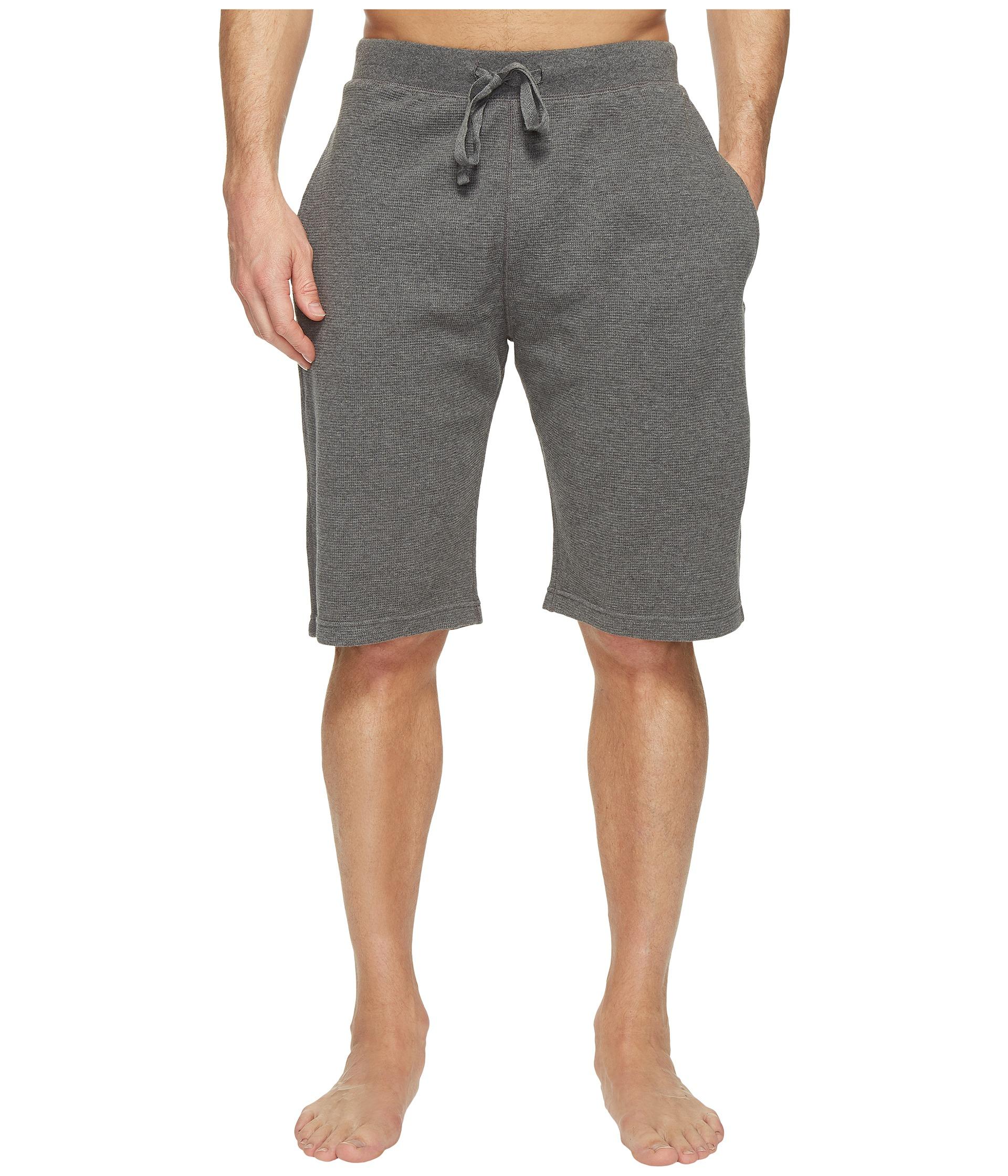 Polo ralph lauren Waffle Shorts in Gray for Men | Lyst