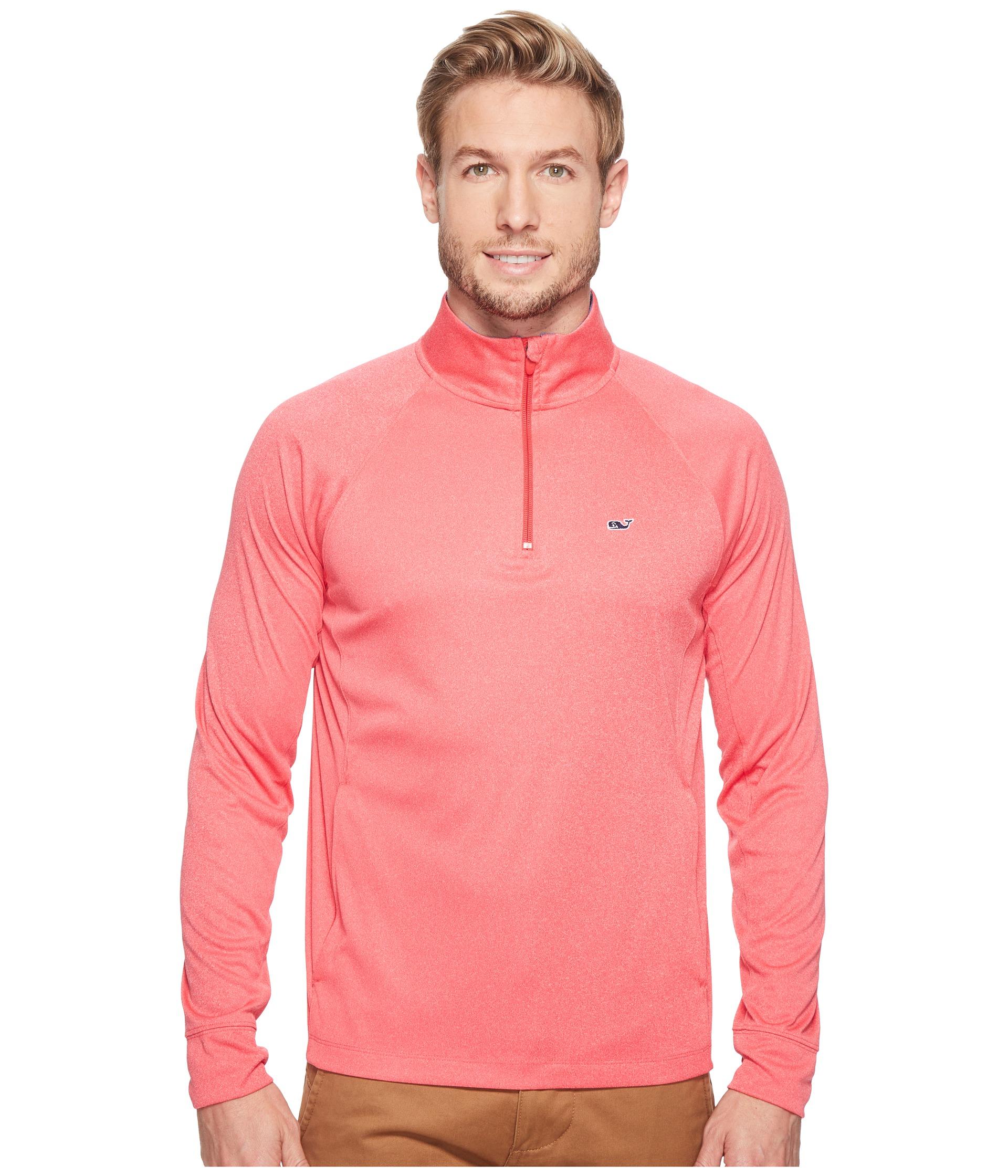 Download Vineyard Vines Synthetic Nine Mile Heather 1/4 Zip ...
