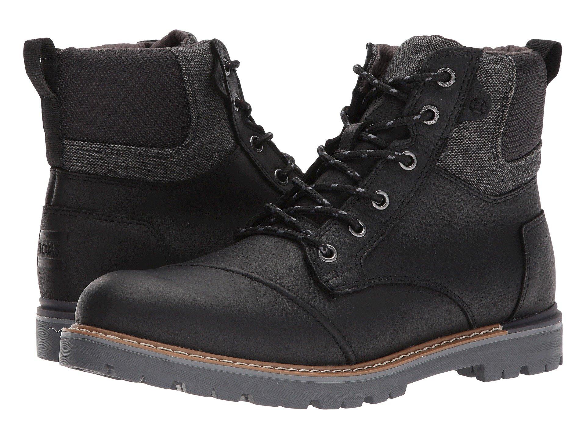 TOMS Ashland Waterproof Boot in Black for Men | Lyst