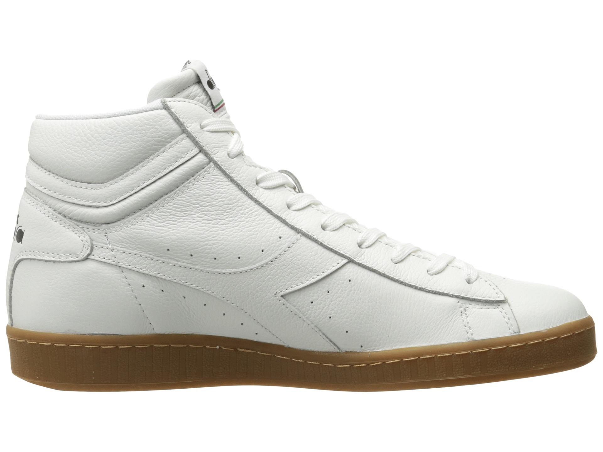 Diadora Leather Game L High Waxed in White for Men - Lyst
