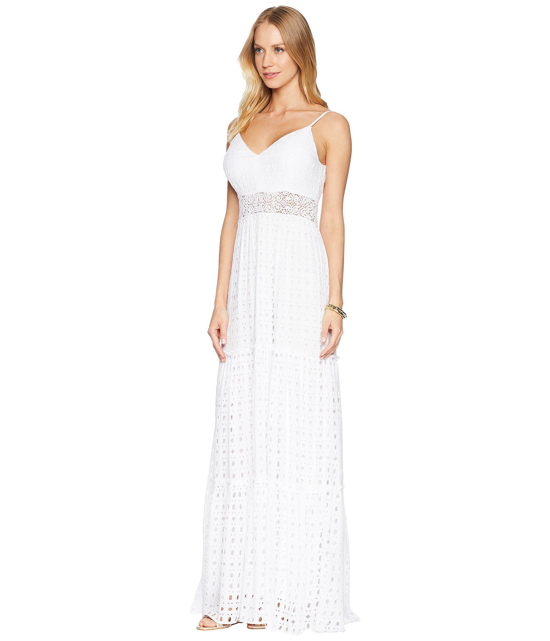 Lilly Pulitzer Cotton Melody Maxi Dress In White Lyst