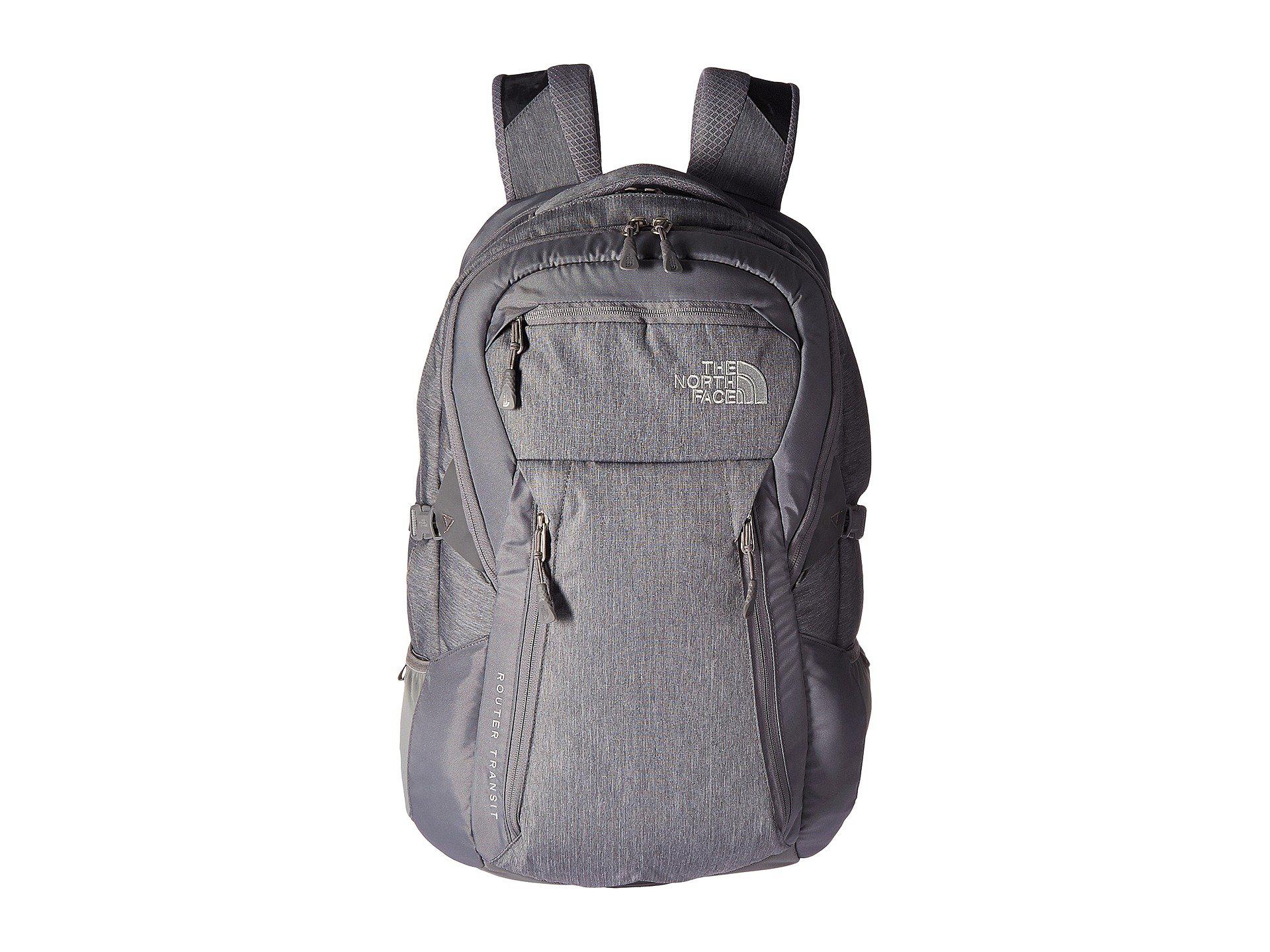The North Face Fleece Router Transit Backpack in Gray for Men - Lyst