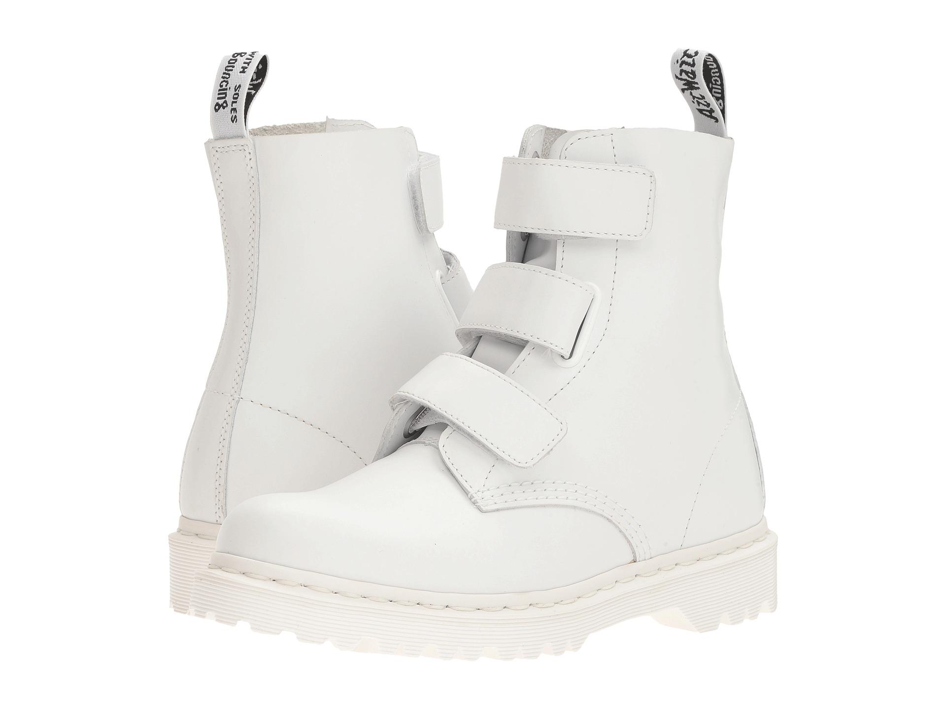 Dr. Martens Leather Coralia in White | Lyst