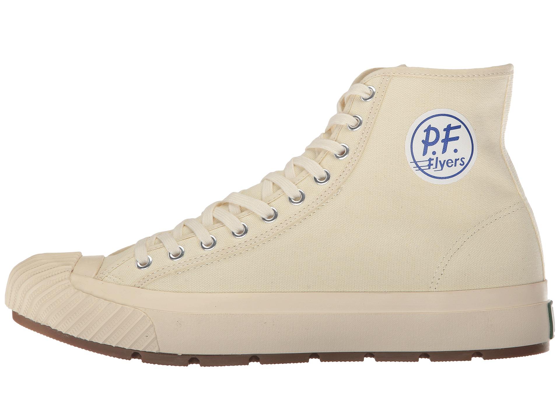 PF Flyers Grounder Hi in Natural - Lyst