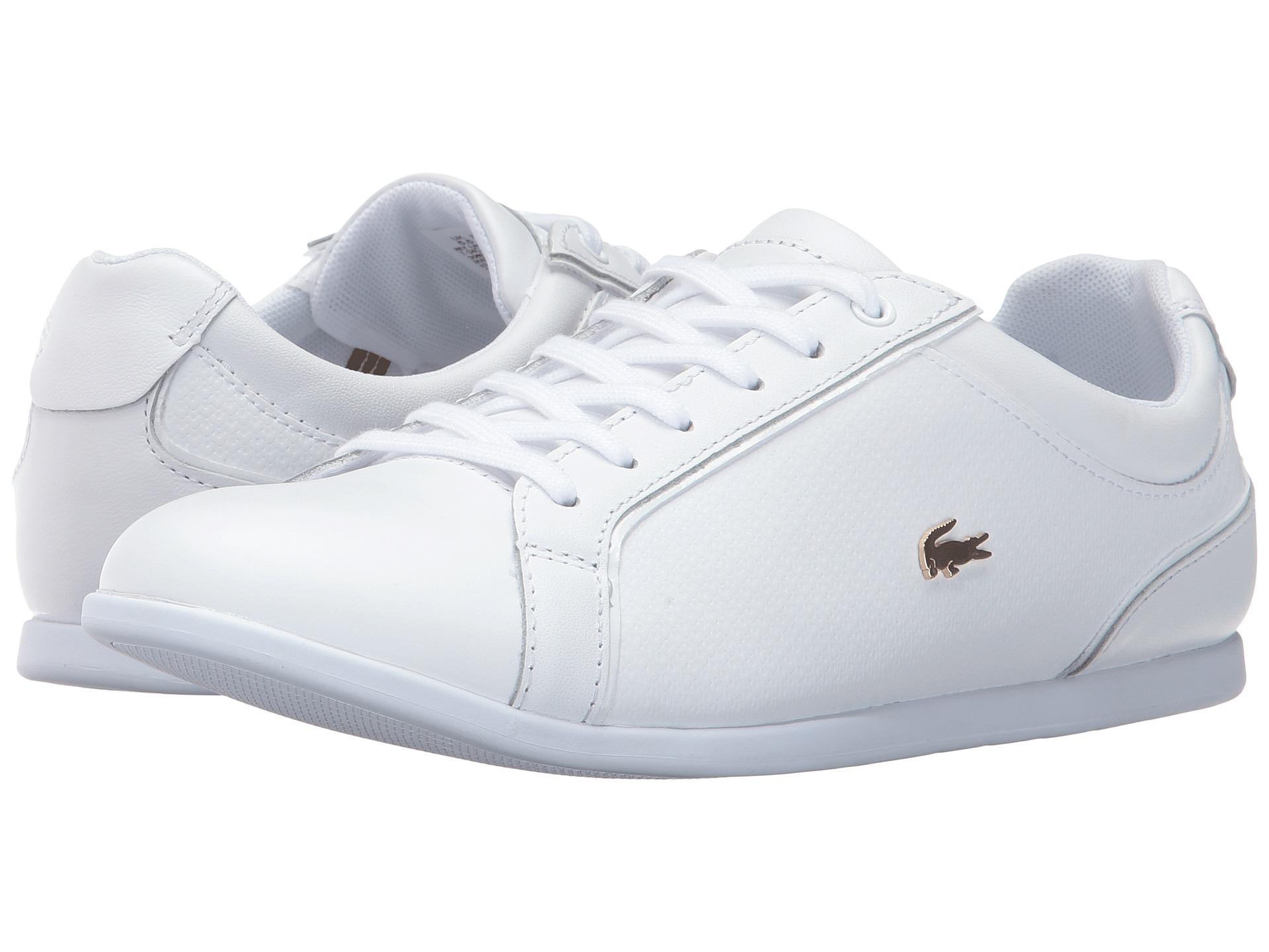 lacoste rey lace white