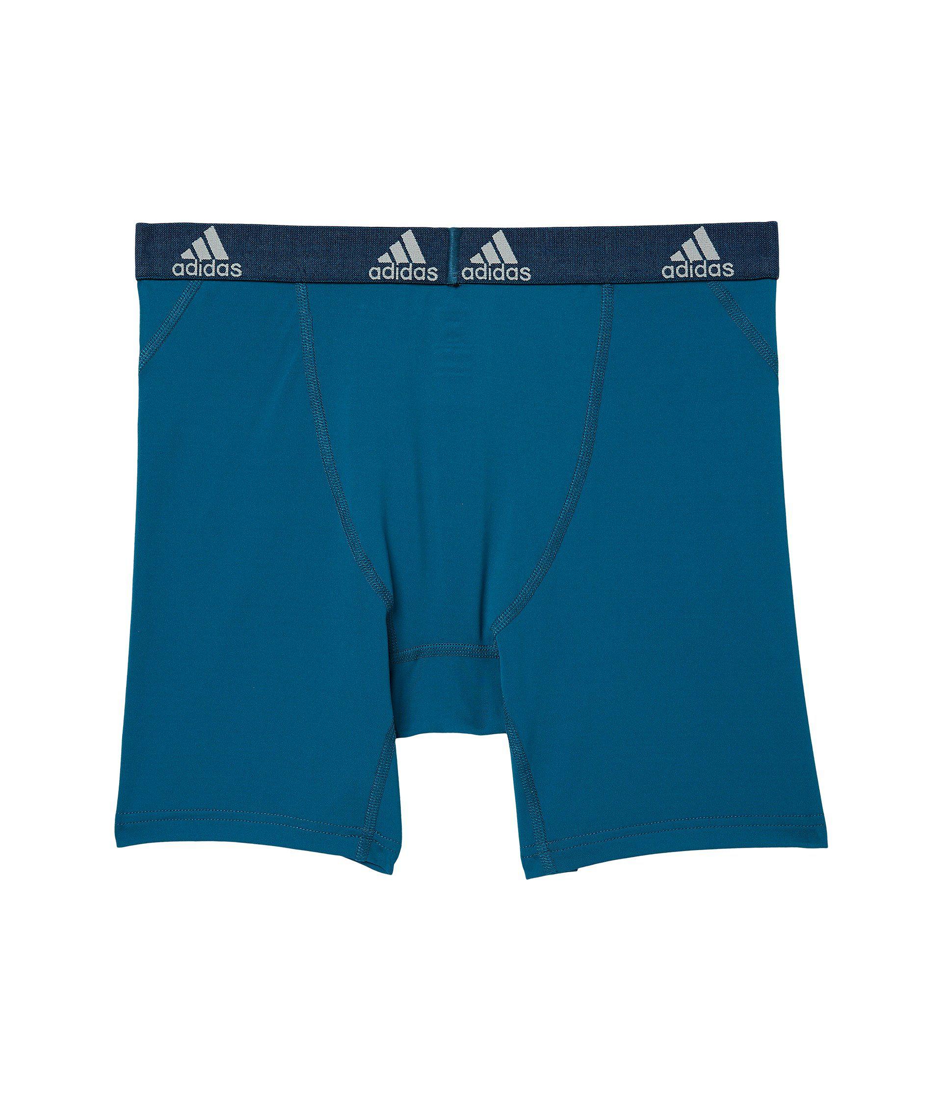 adidas men's relaxed performance climalite boxer brief underwear