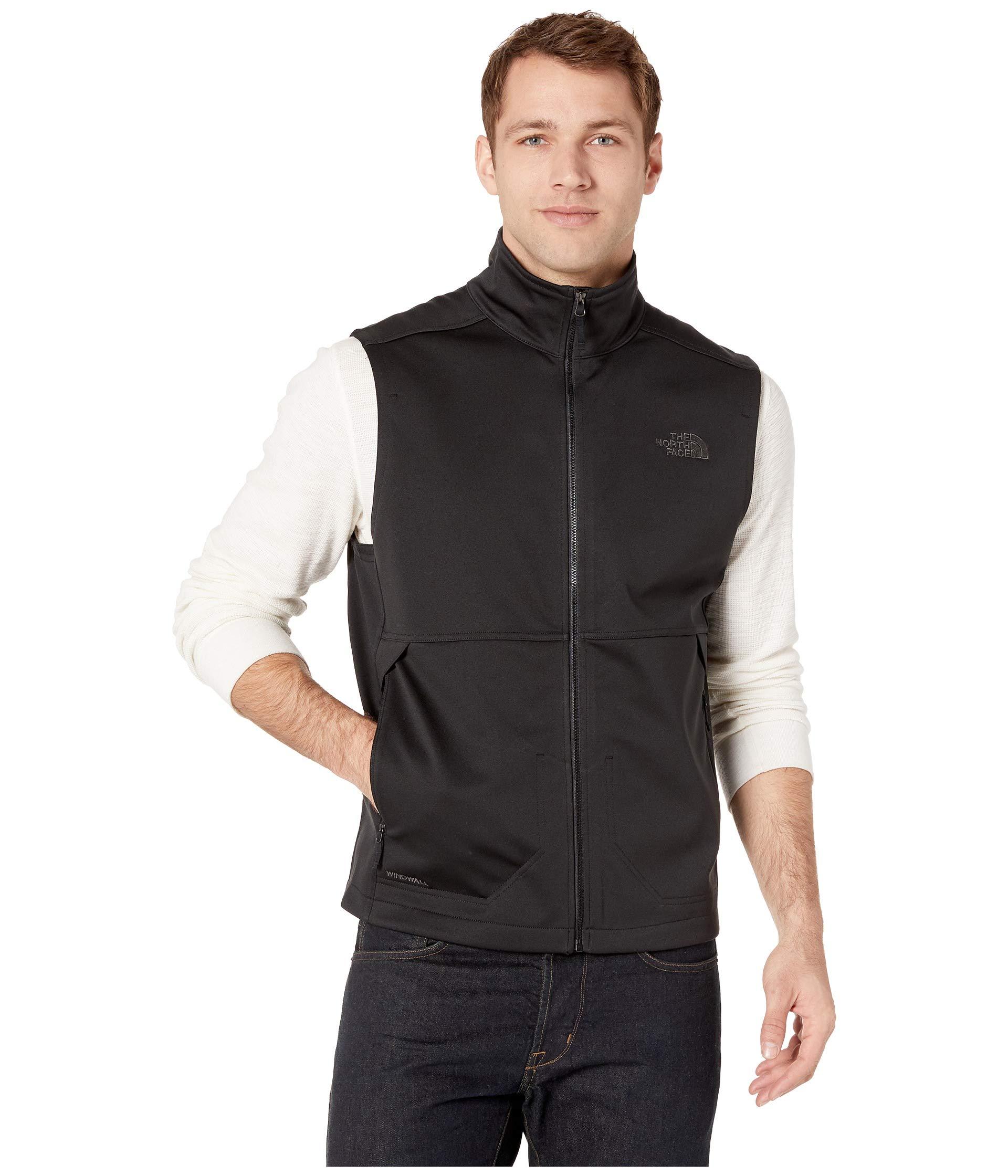 The North Face Fleece Apex Canyonwall Vest in Black for Men - Lyst
