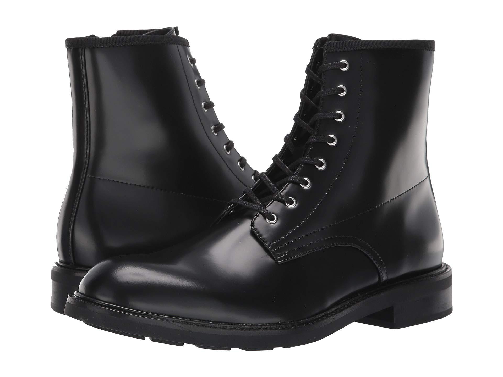 calvin klein keeler box leather boots