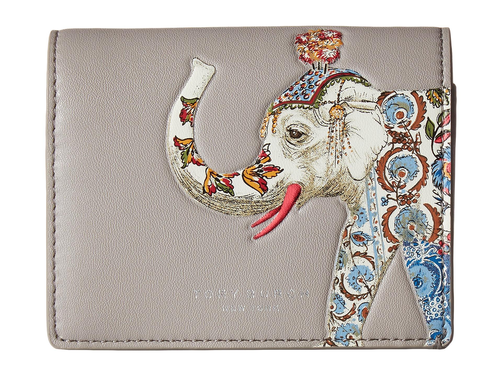 tory burch elephant wallet