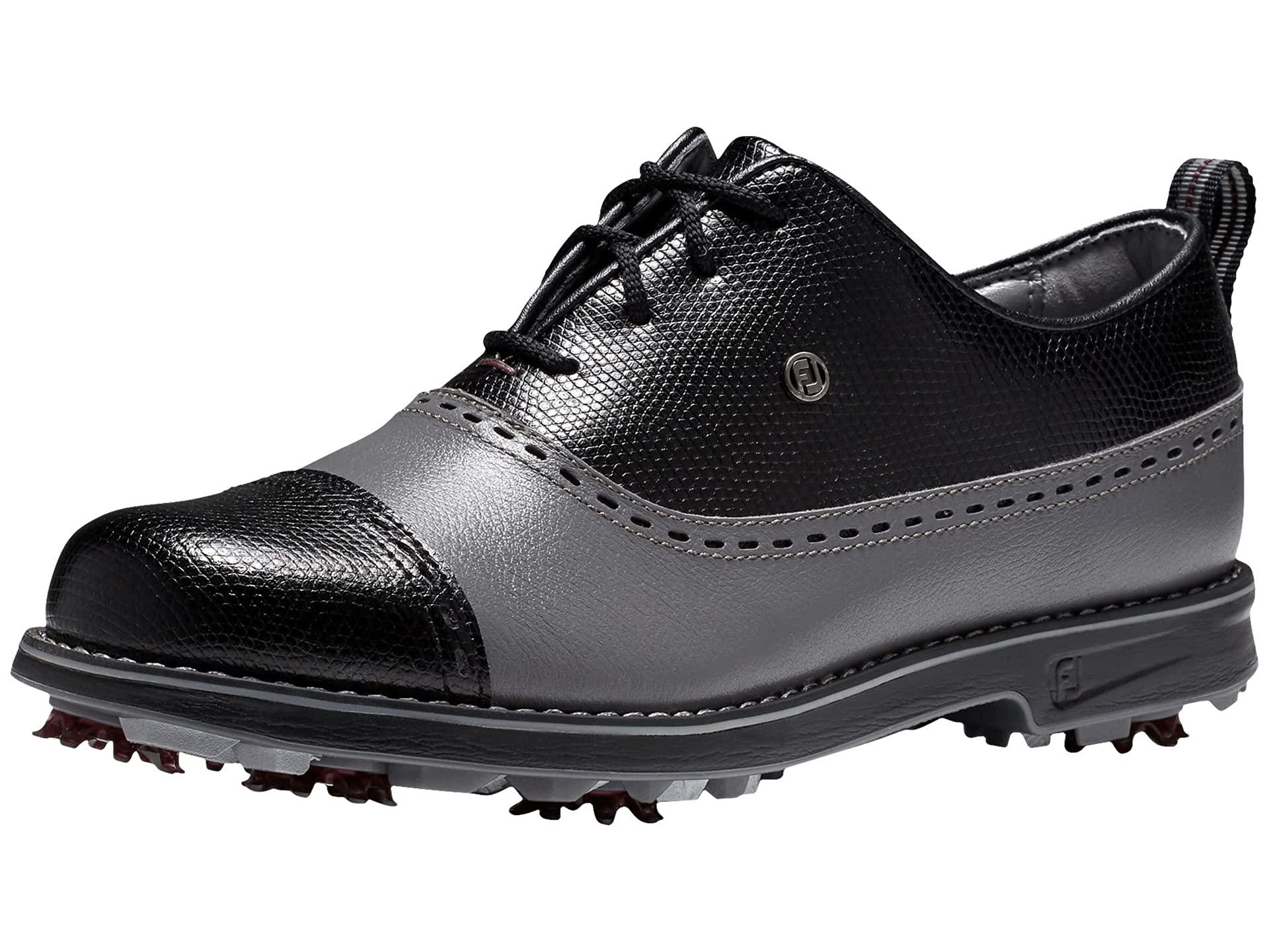 Footjoy Premier Series in Black Lyst