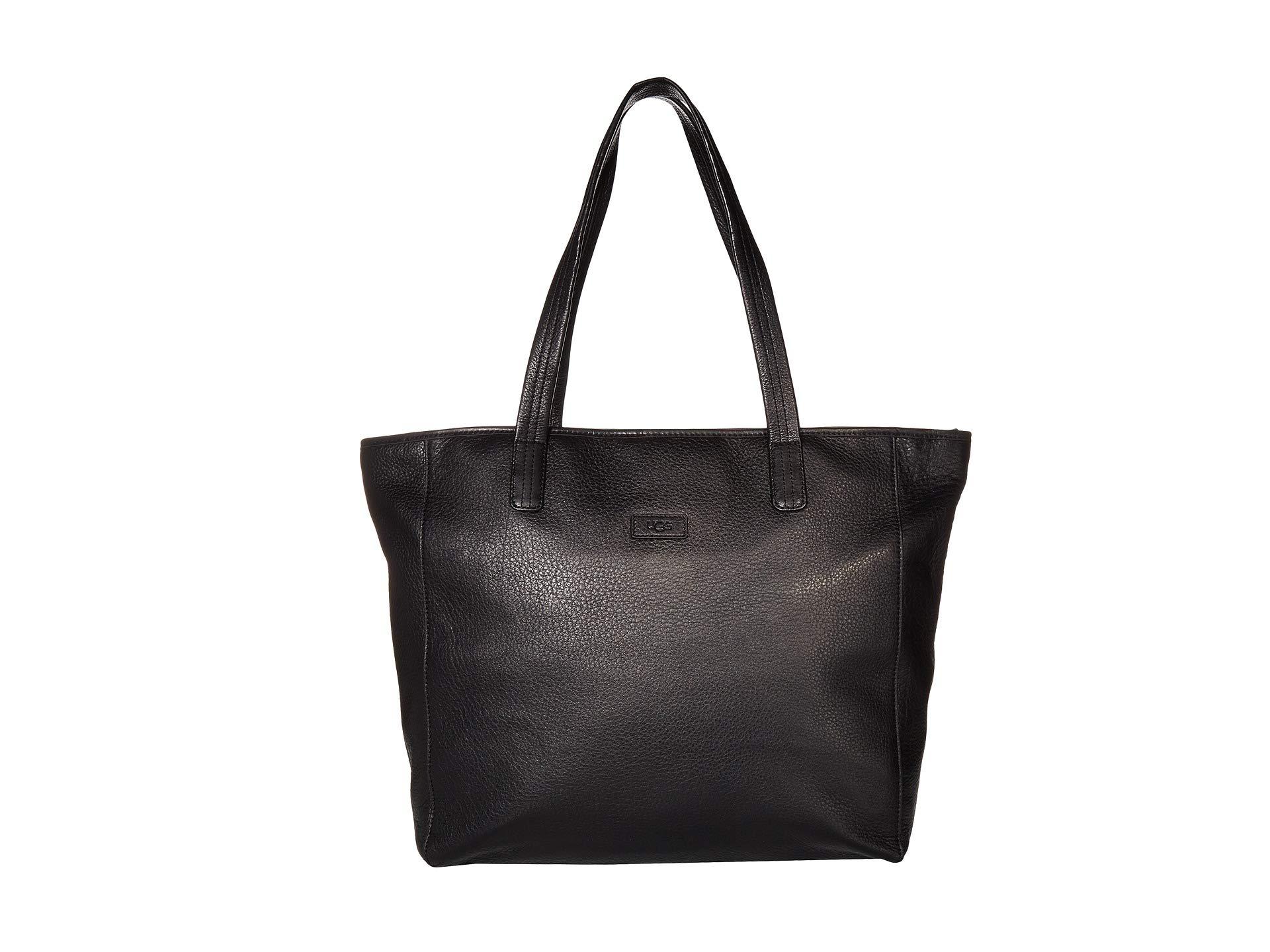 UGG Alina East/west Leather Tote in Black - Lyst