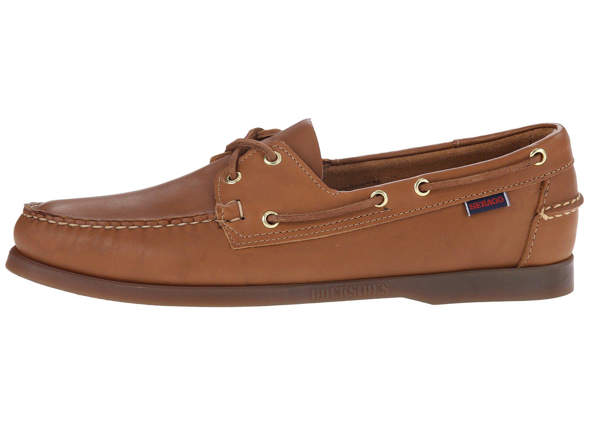 sebago brown cognac