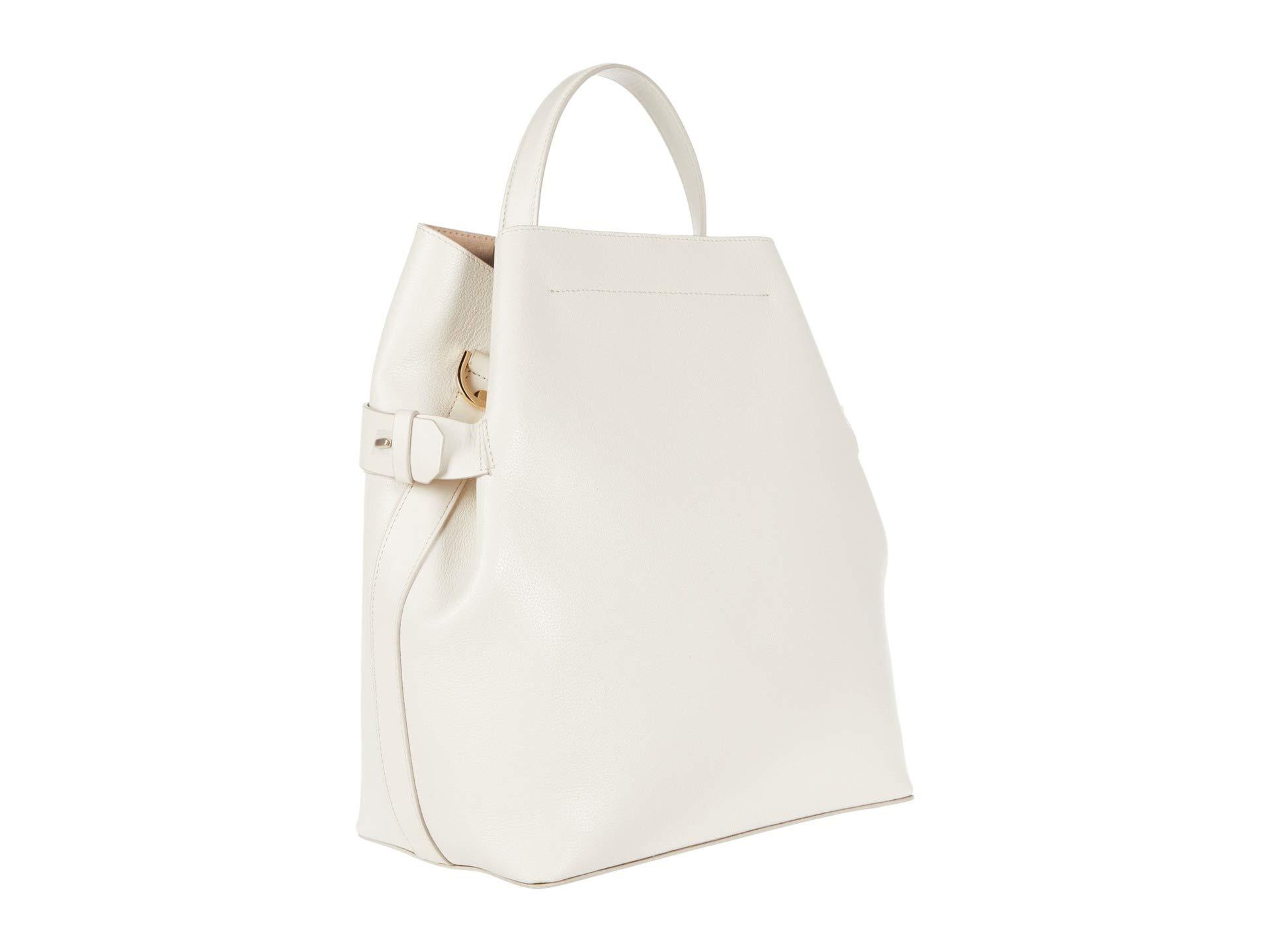 reiss freya leather bucket bag