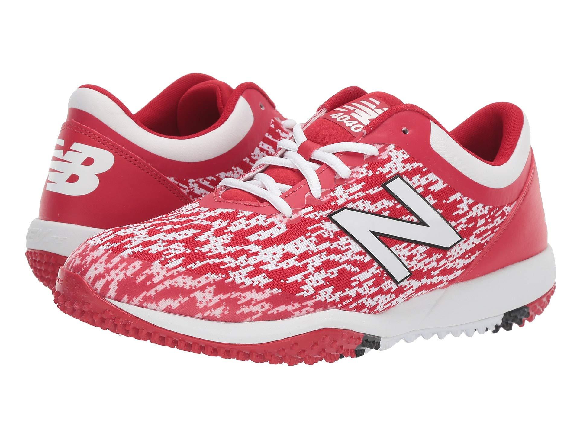 New Balance 4040v5 Turf in Red for Men | Lyst