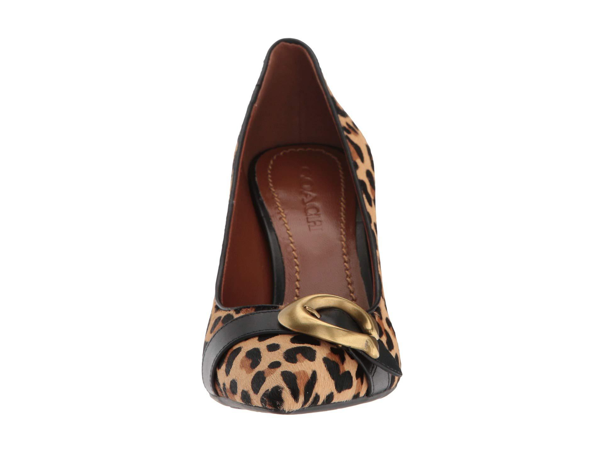 coach waverly signature buckle pumps