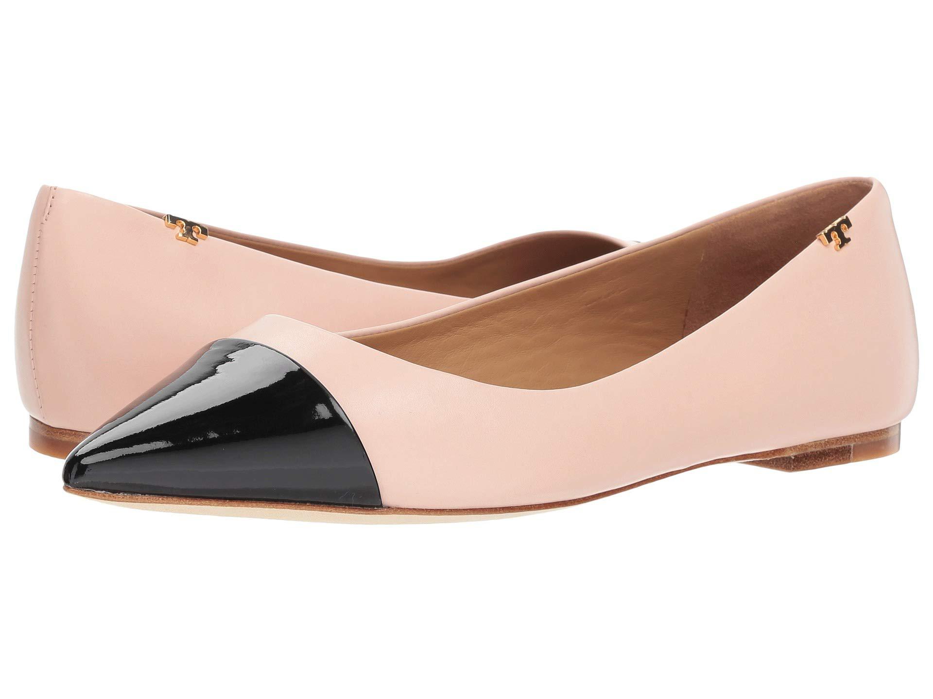 tory burch penelope cap toe flat