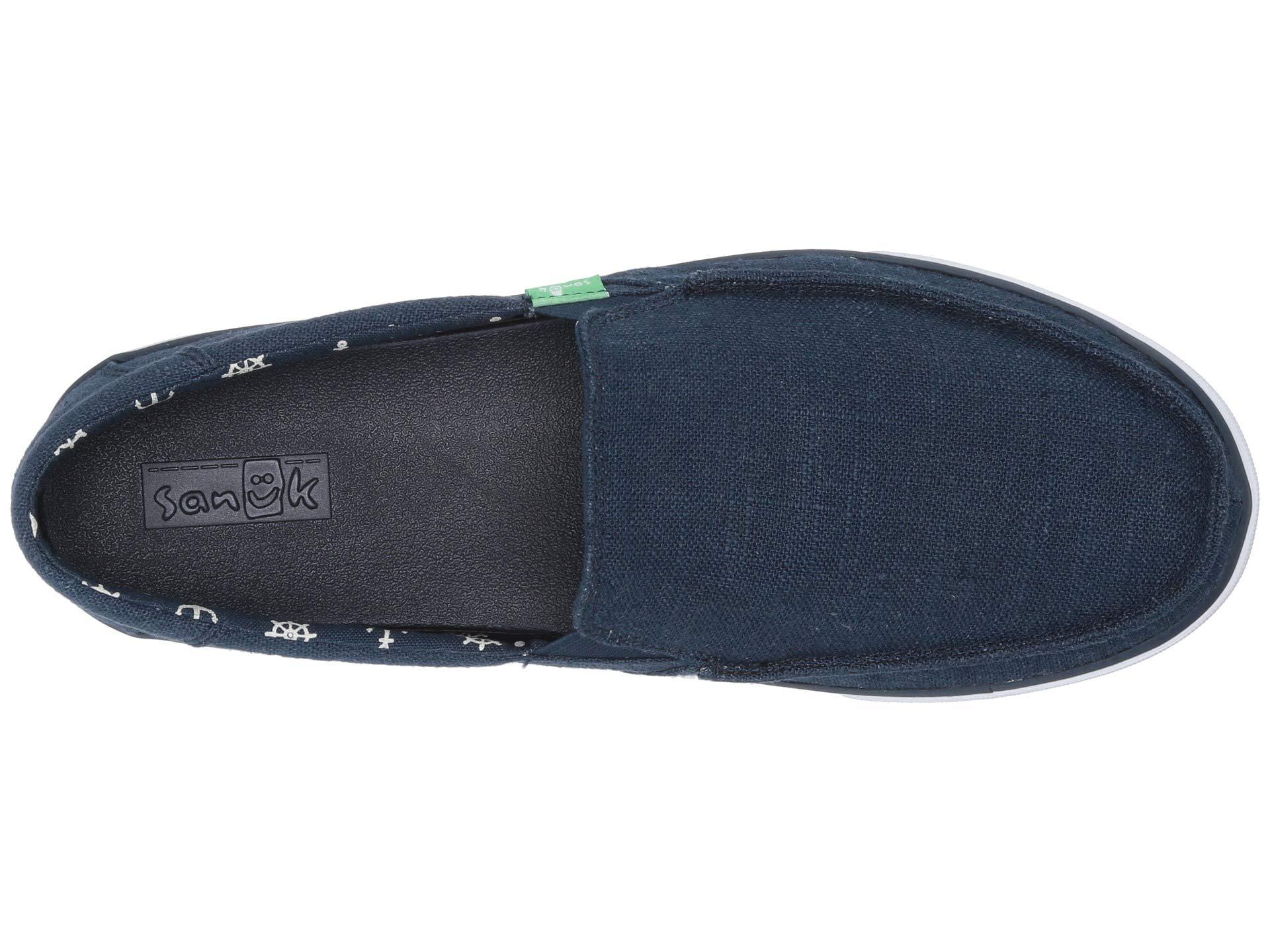 Sanuk men's sideline slip deals on