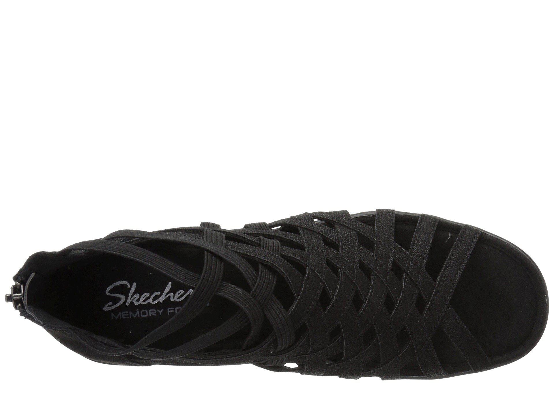 skechers parallel dream queen wedge sandal