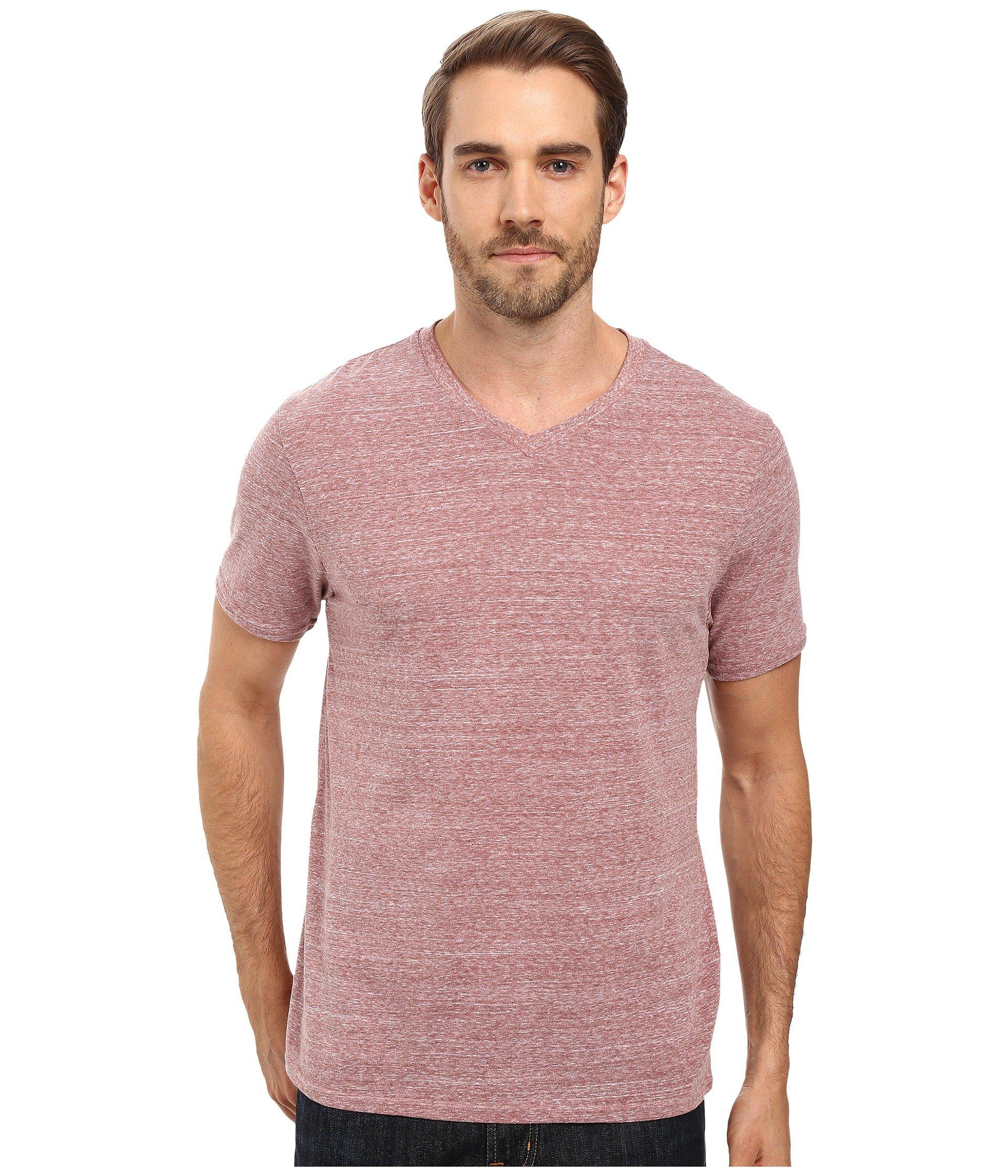 tri blend v neck tee