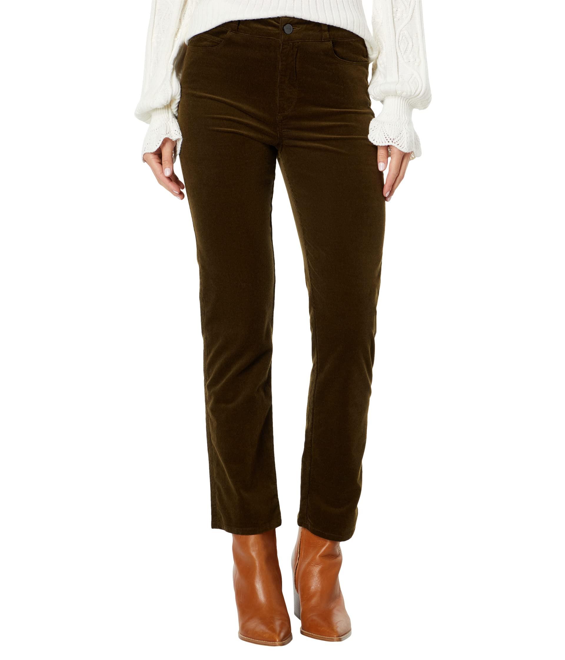 PAIGE Cotton Cindy Pants in Brown | Lyst