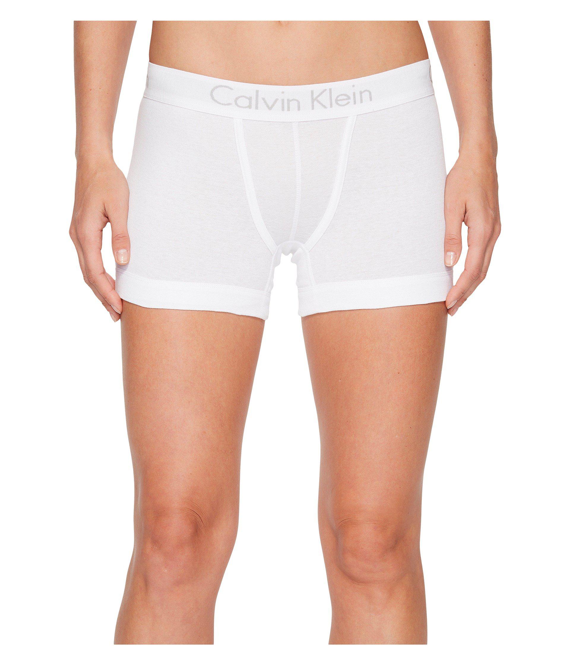Calvin Klein Body Boyshorts in White | Lyst