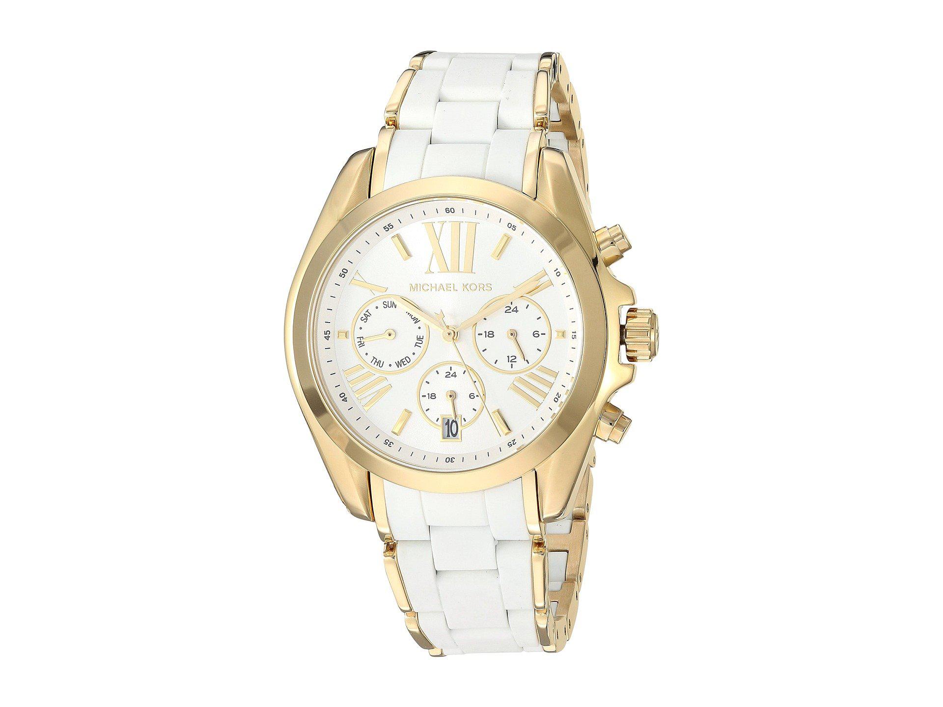 Michael Kors Mk6578 - (gold/white) Watches - Lyst