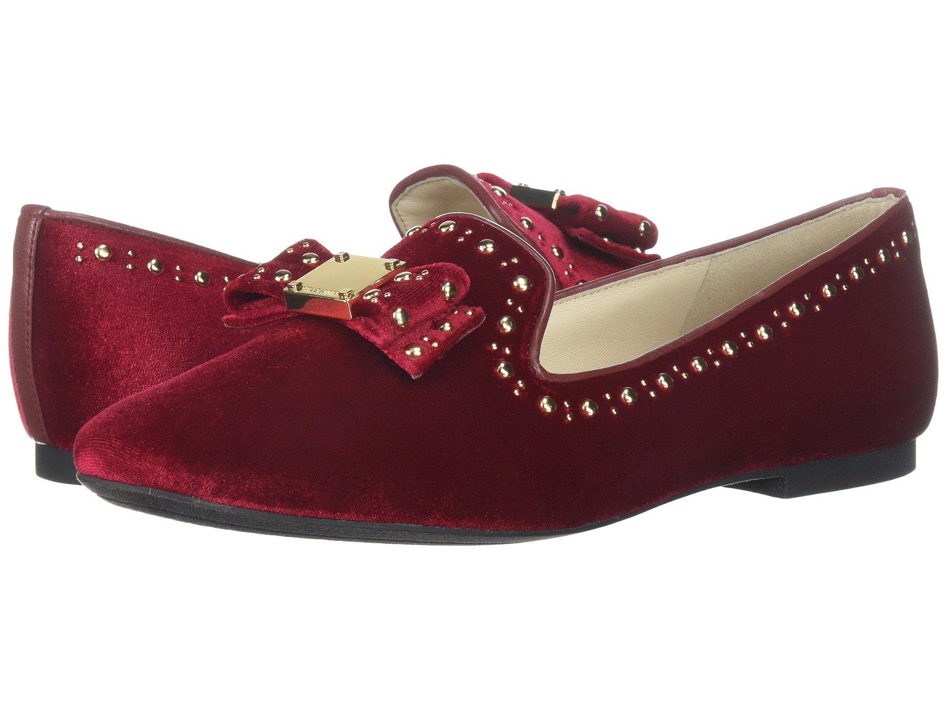 cole haan red velvet shoes