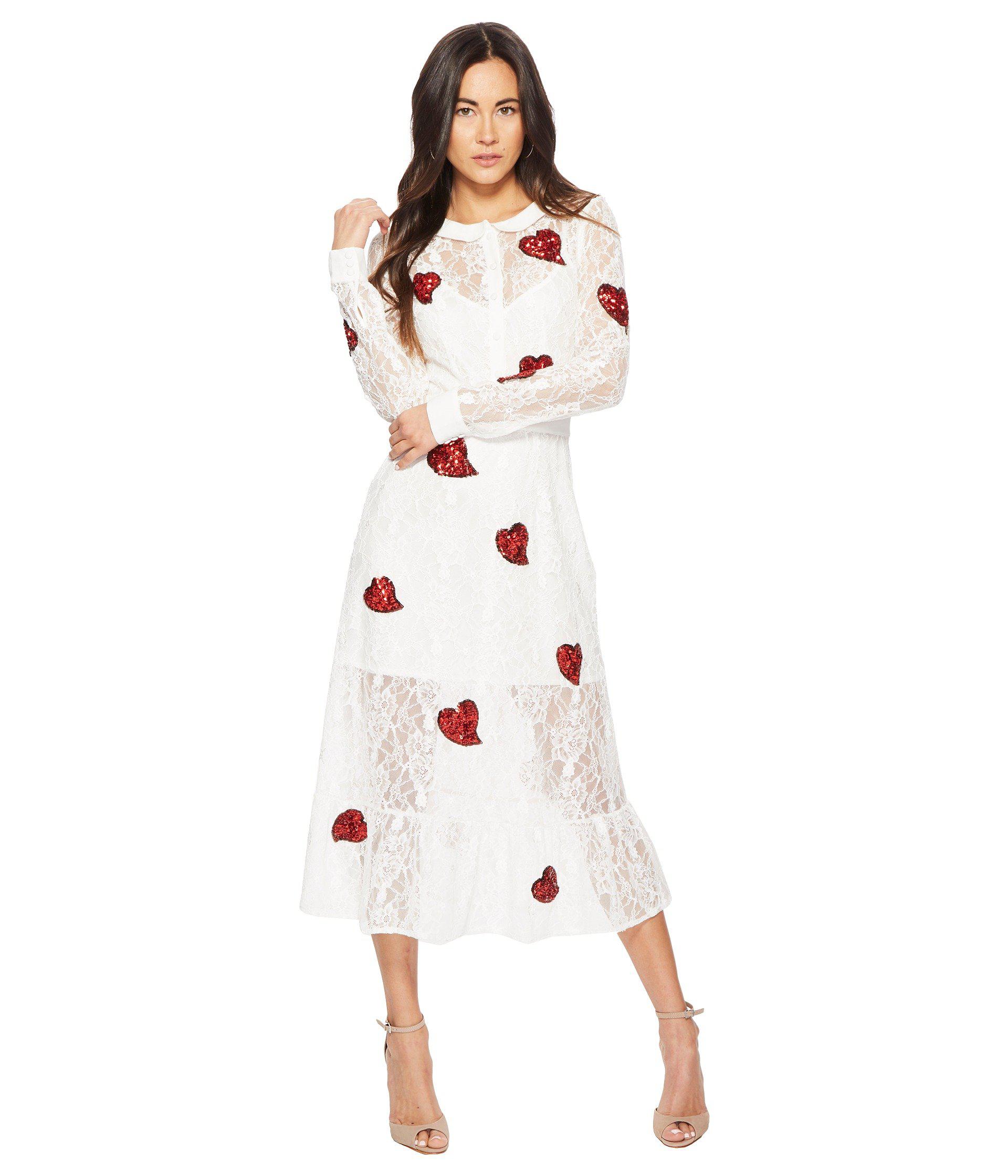For Love Lemons Lace La Zosia Midi Dress In White Lyst