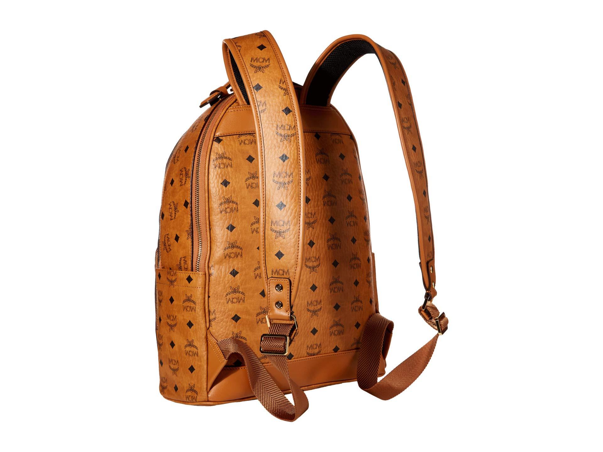 mcm backpack straps