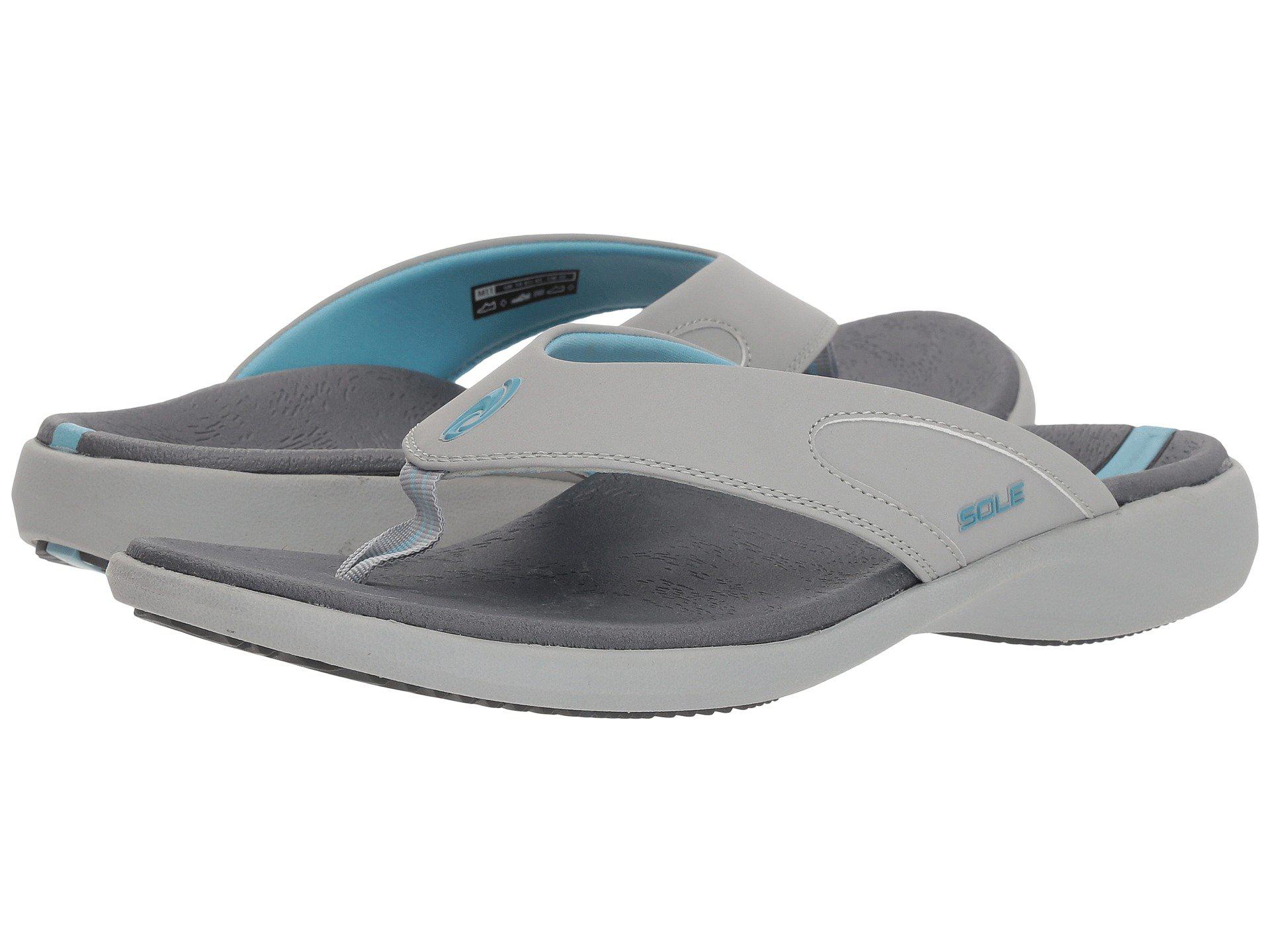 sole sport flip flops