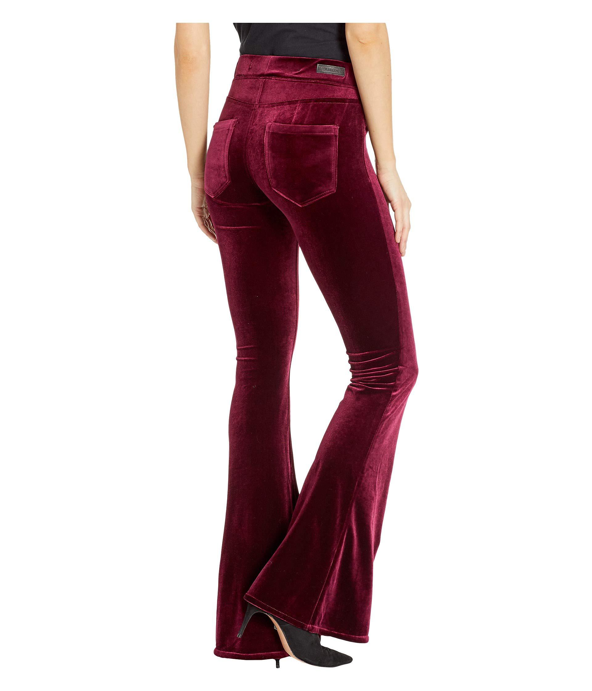blank nyc velvet flare pants