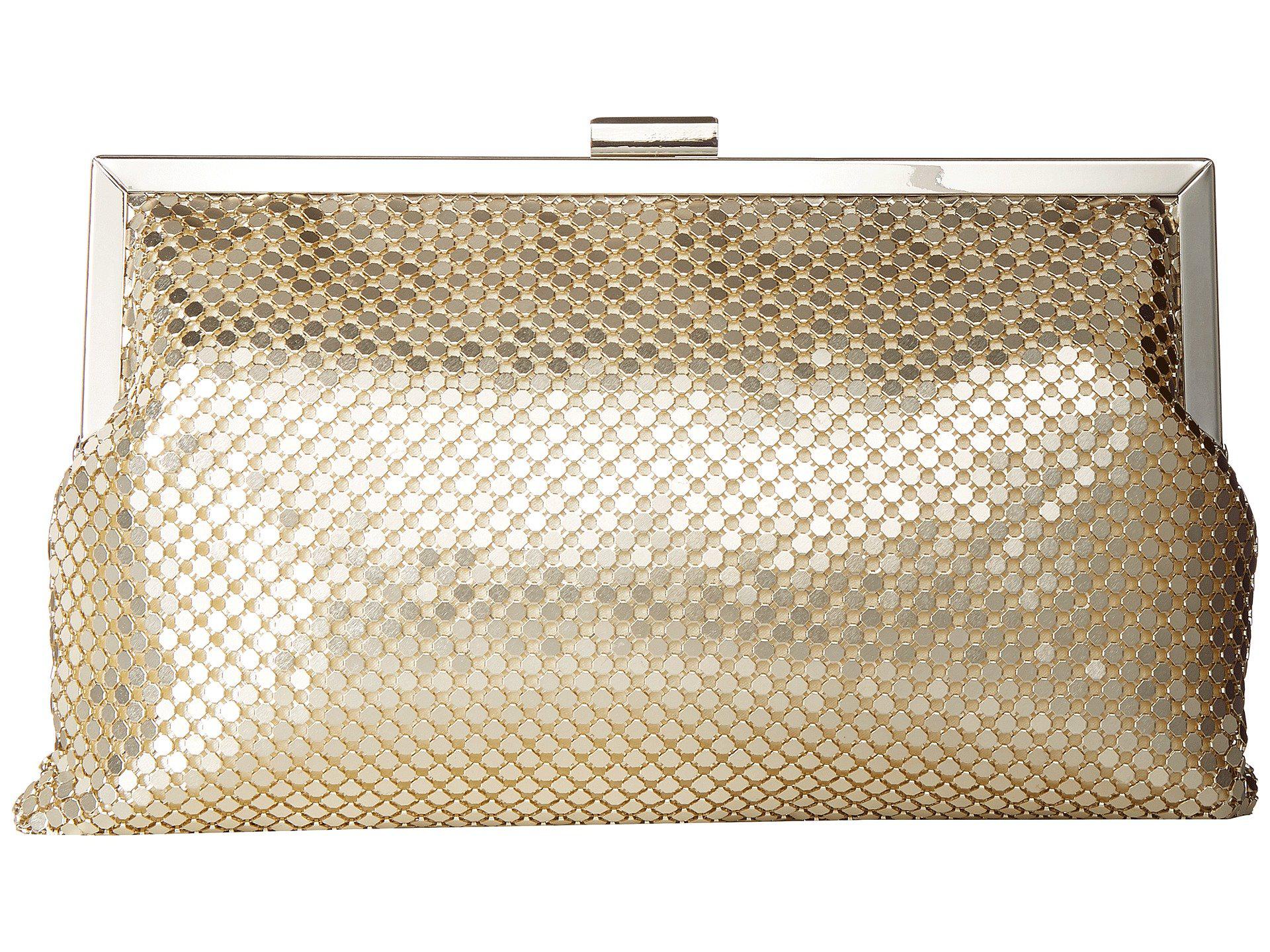 Lyst Jessica Mcclintock Dakota Frame Clutch Light Gold Jessica Mcclintock