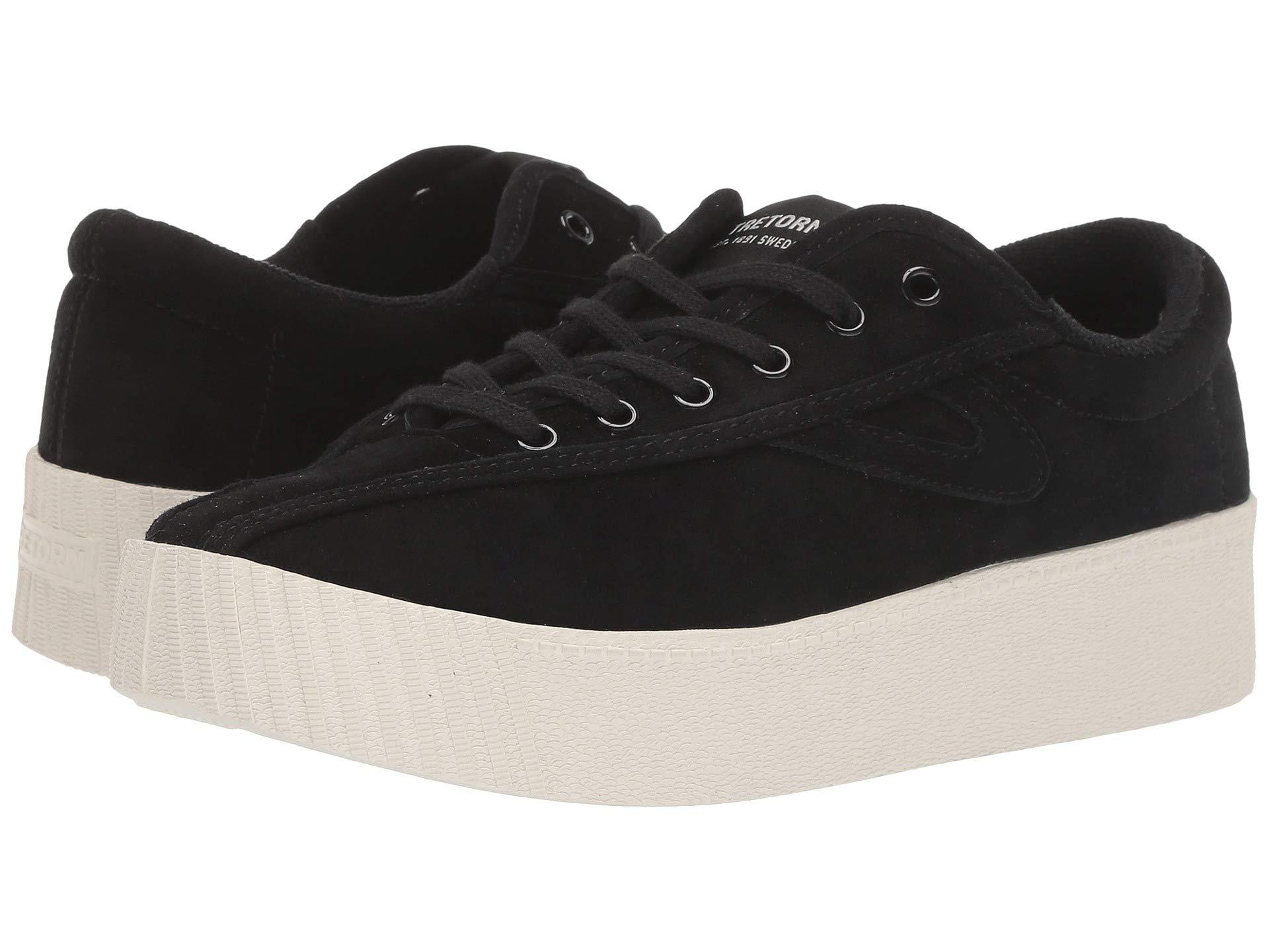 tretorn black leather
