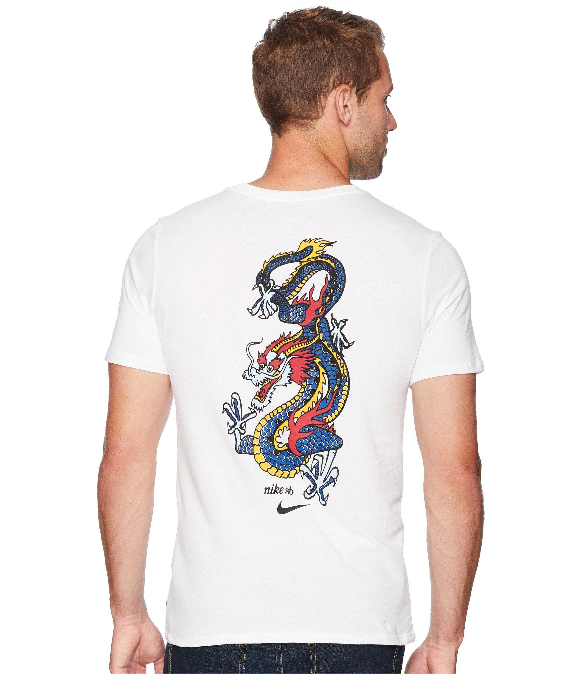 Sb Dragon Tee (white/black) Men's T Shirt for Men | Lyst