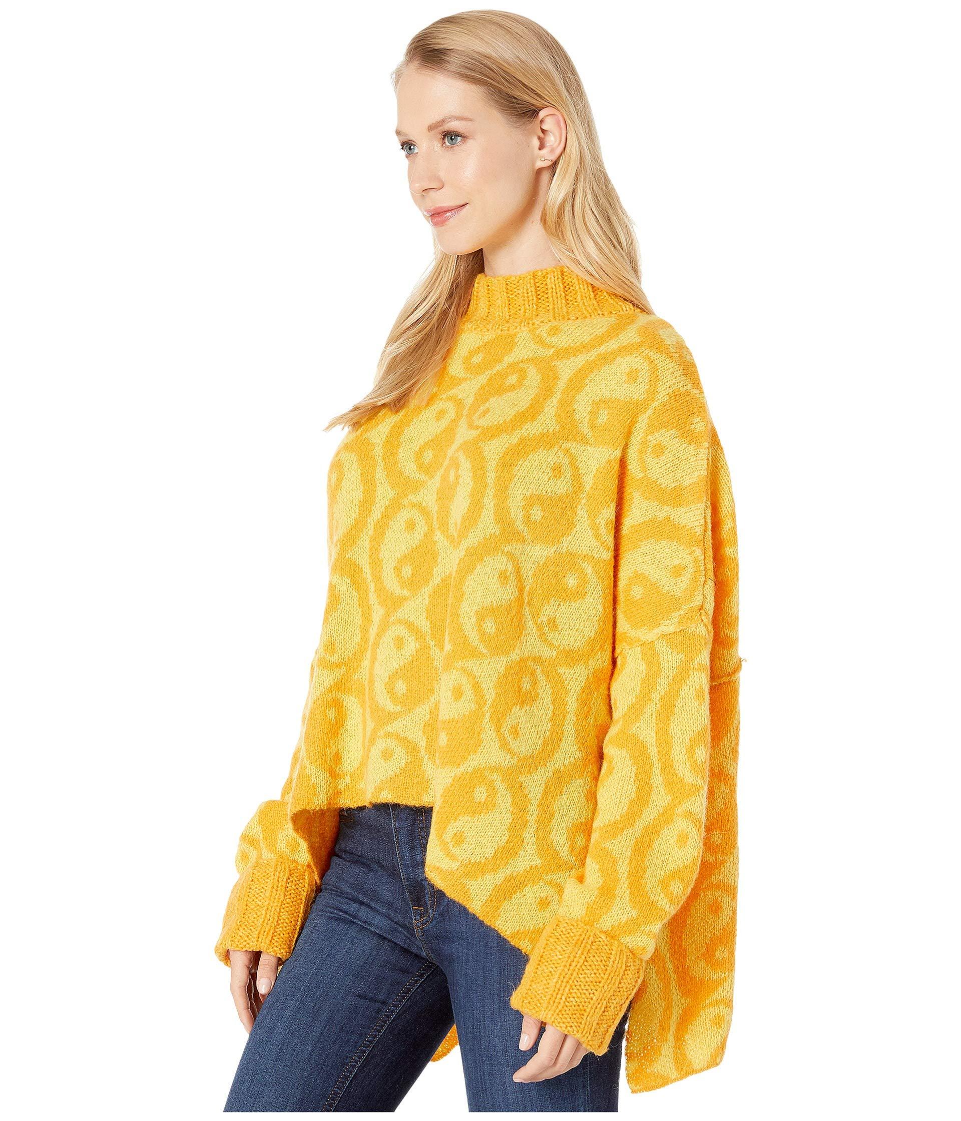 free people yellow sweater