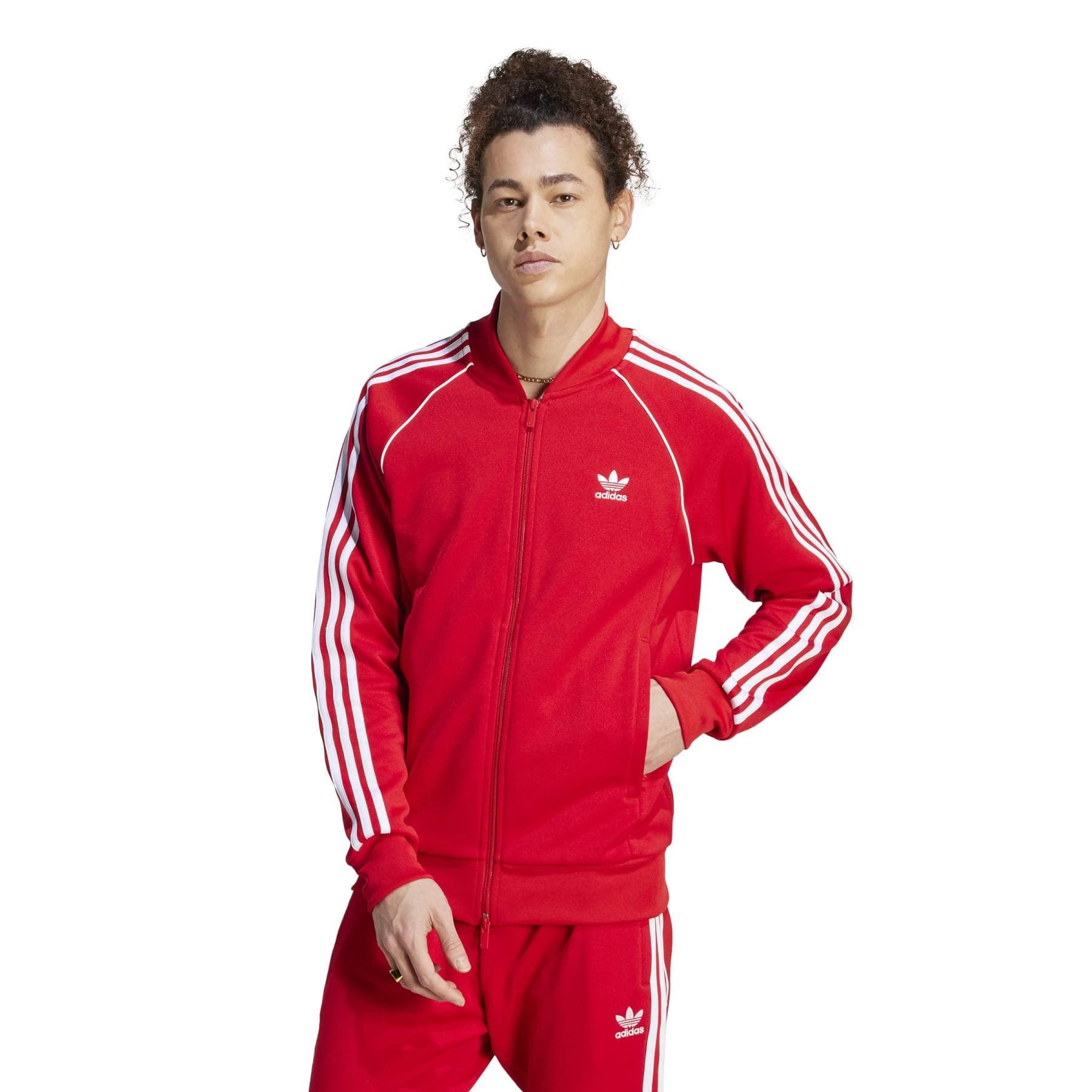 adidas Adicolor Classics Sst Track Top in Red for Men Lyst