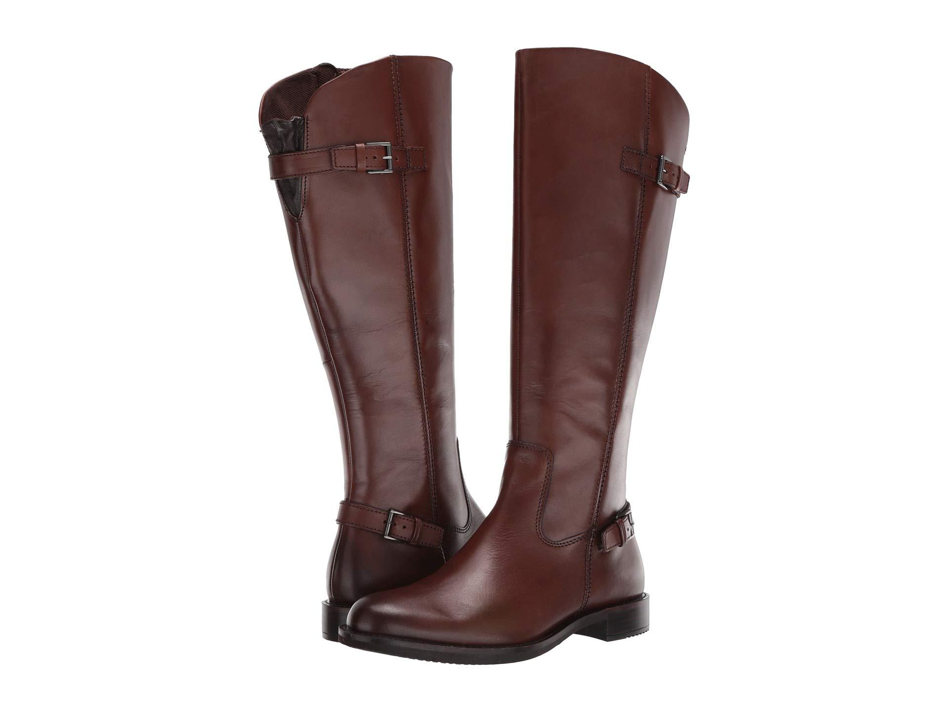 Ecco Leather Sartorelle 25 Tall Buckle Boot in Brown - Save 55% - Lyst