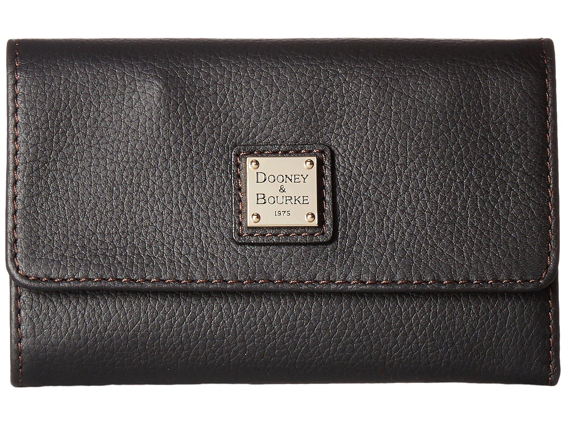 Dooney & Bourke Leather Belvedere Flap Wallet in Black Lyst