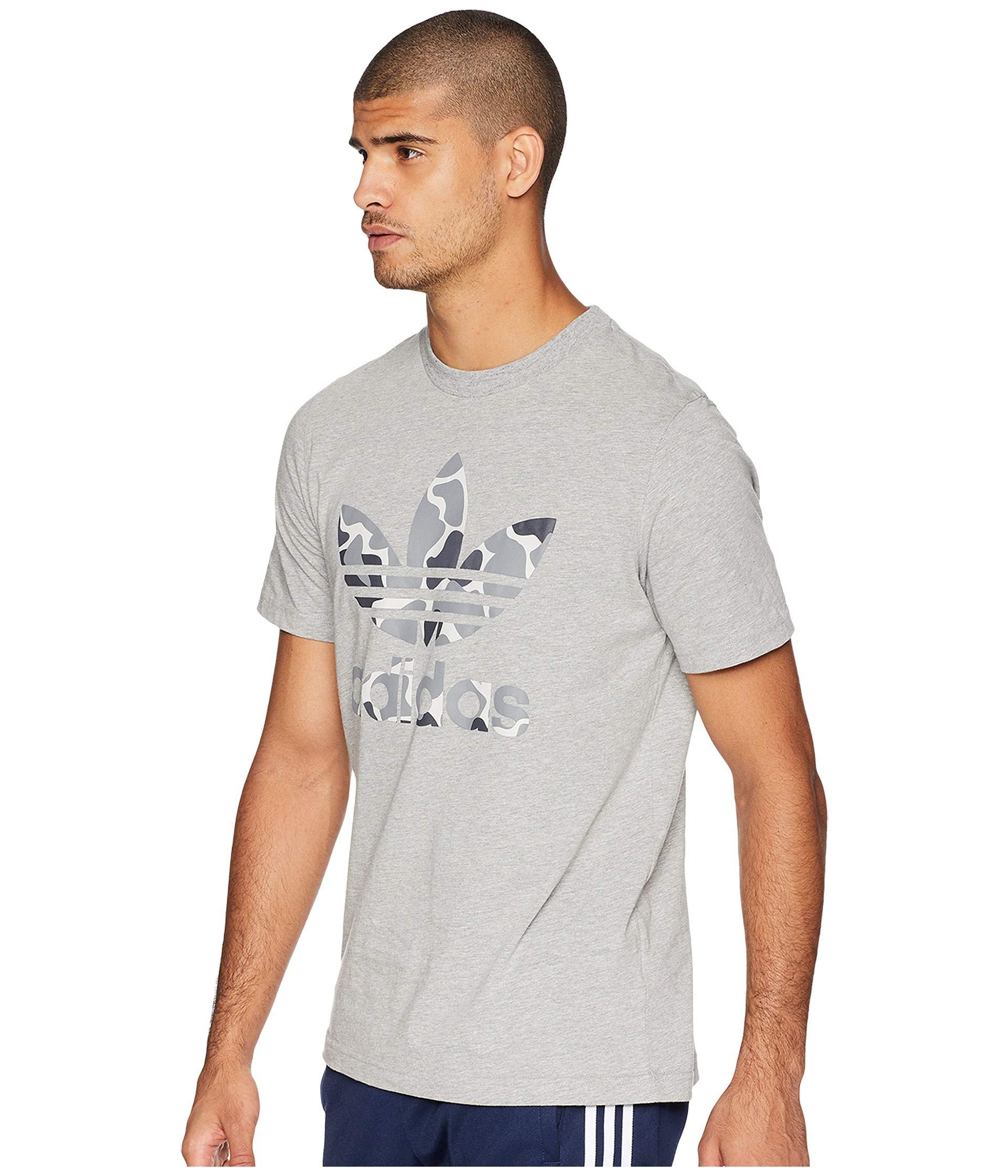 adidas camo trefoil tee