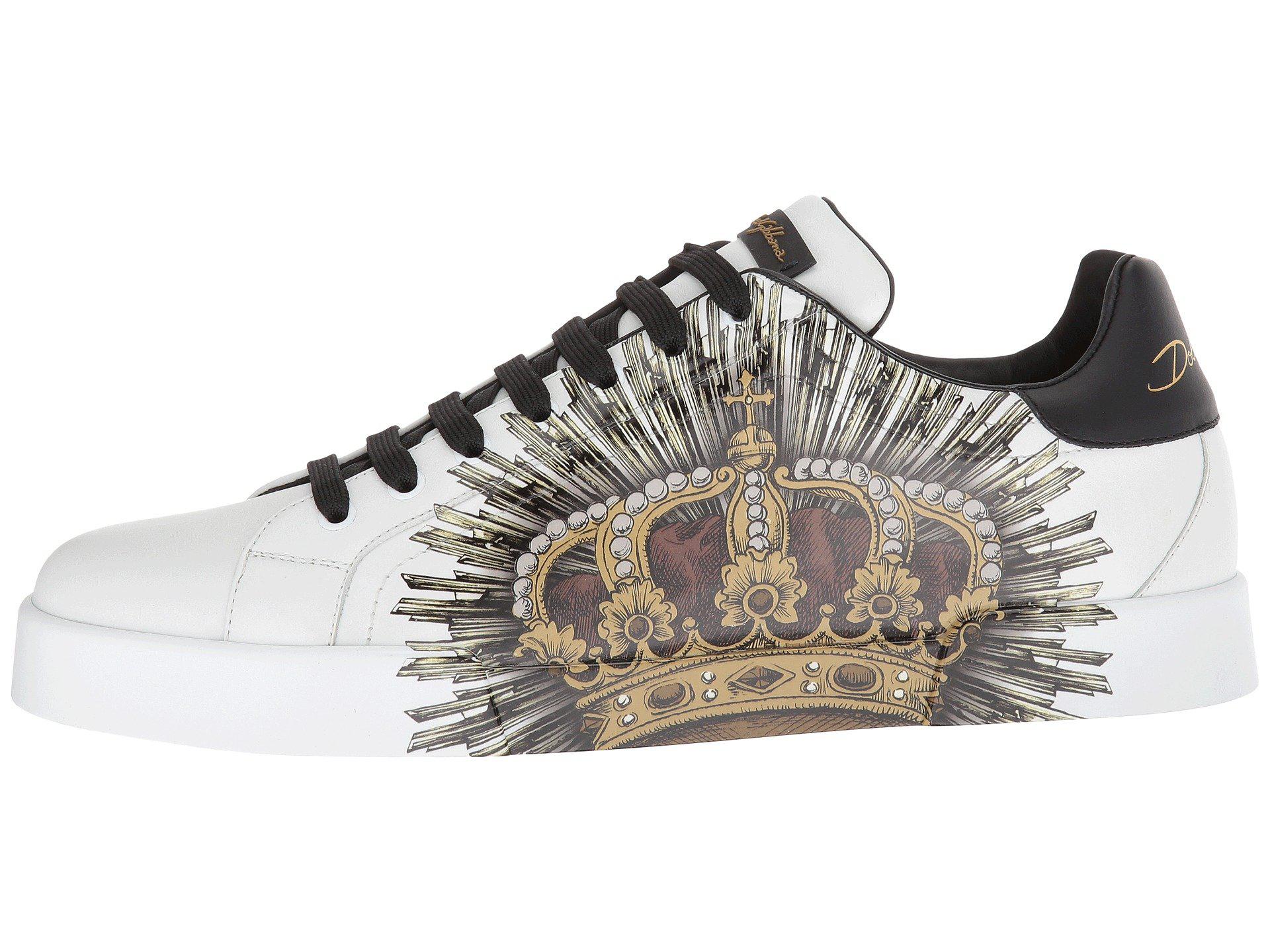 dolce gabbana crown sneakers
